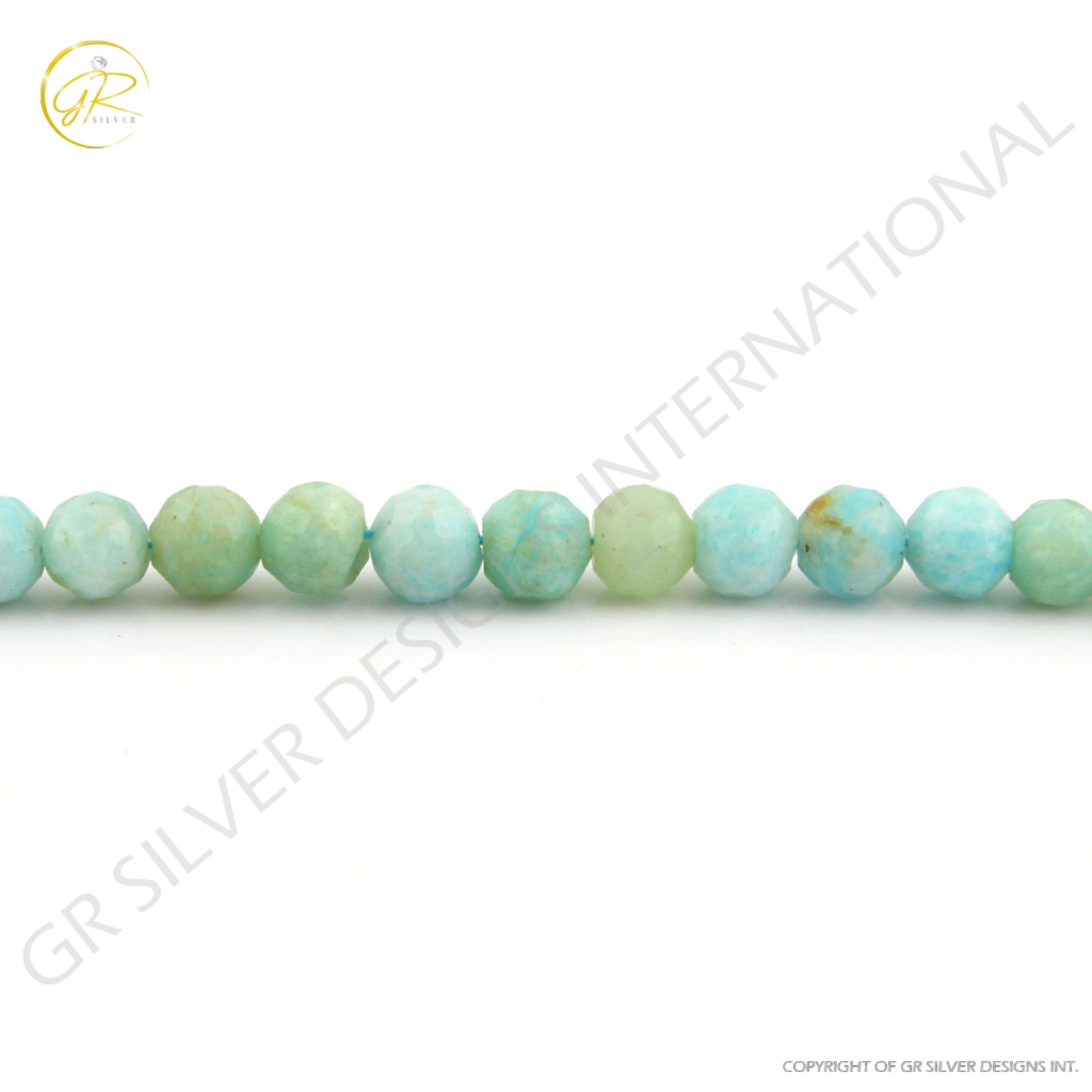 Wholesale Amazonite Balls Shape Gemstone Beads For Jewelry Making