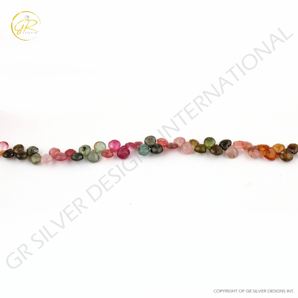 Heart Tourmaline 5-6mm Beads 8inch Strands