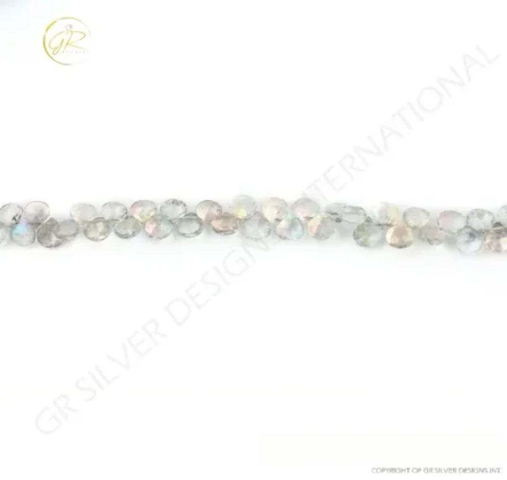 Aura Quartz Heart Shape Beads, Faceted Aura Quartz Beads, 7mm Approx Aura Quartz