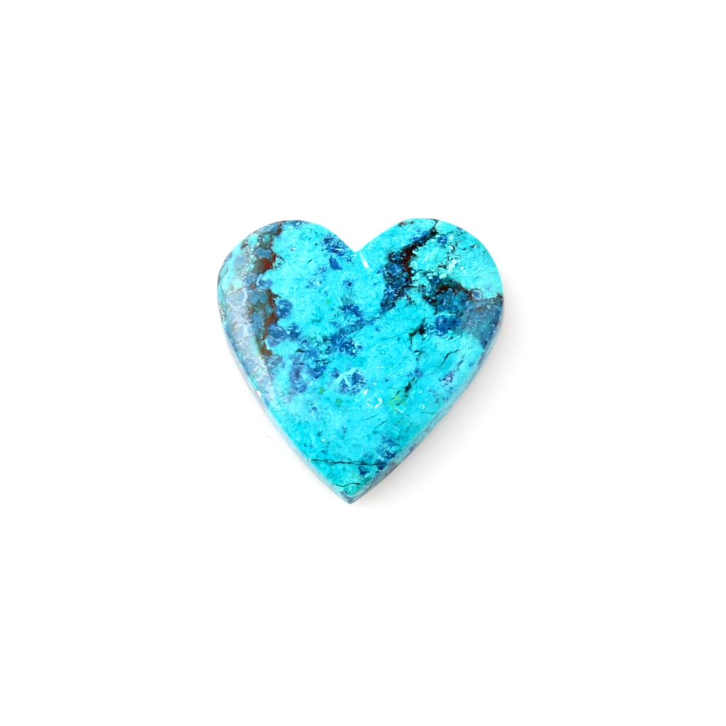 Natural Shattuckite Chrysocolla Gemstone, 29.83ct Chrysocolla Gemstone