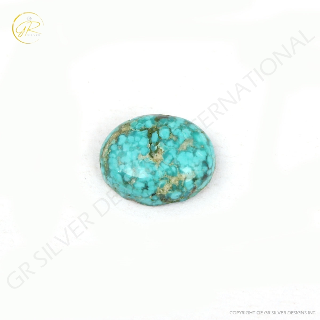 Tibetan Turquoise Oval Cabochon Loose Gemstone 8x10mm