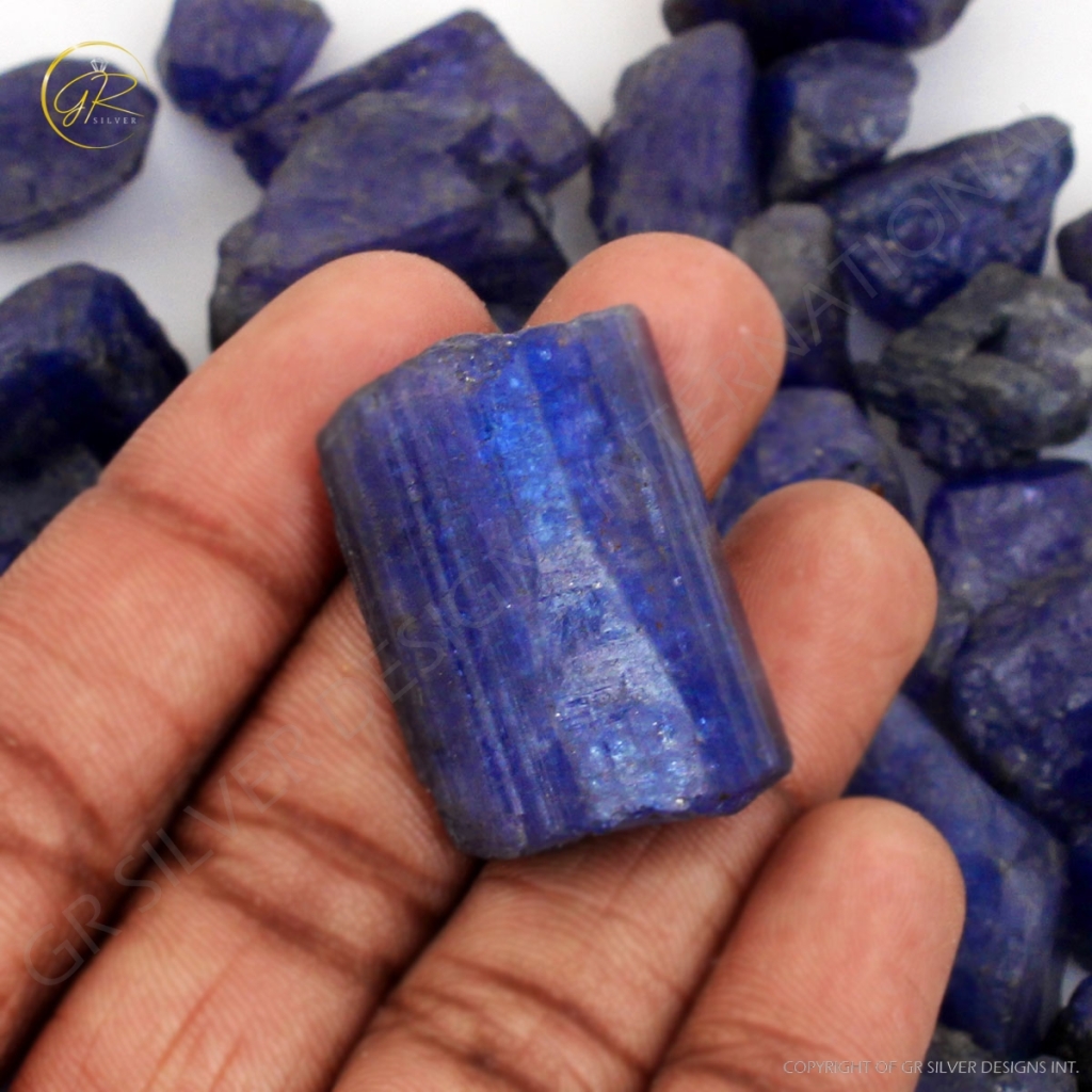 Natural Tanzanite Rough Loose Mineral Gemstone