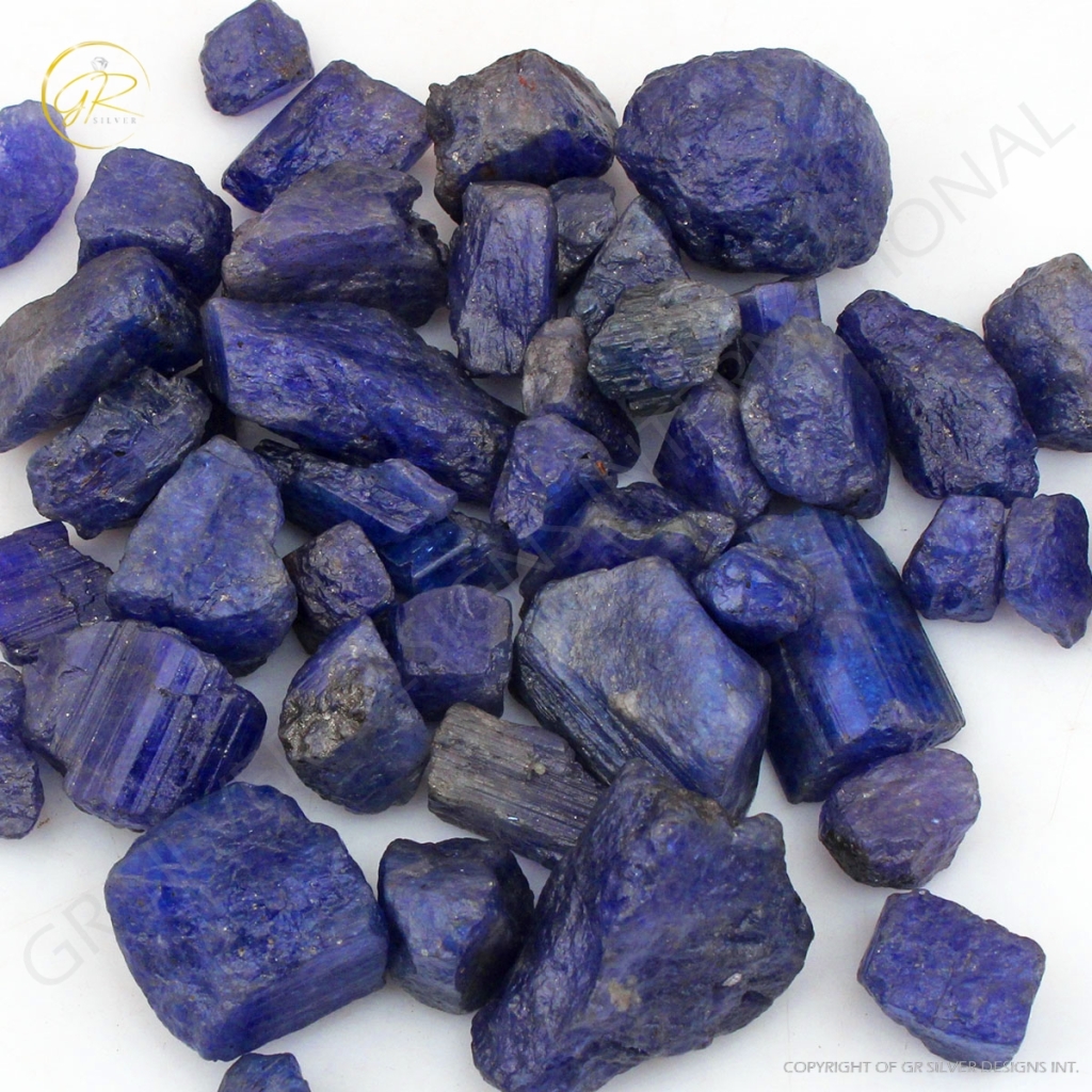 Natural Tanzanite Rough Loose Mineral Gemstone