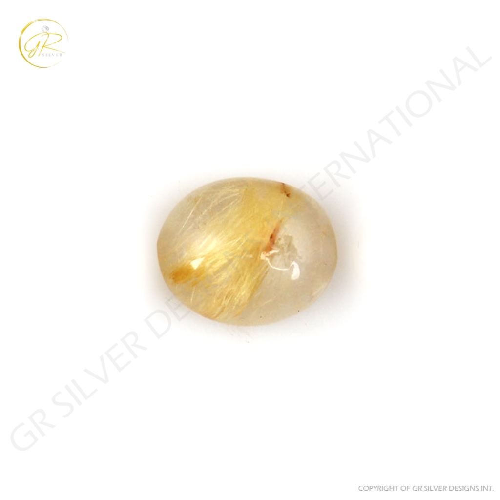 Top Quality Natural Golden Rutile 10x12 Oval Gemstone