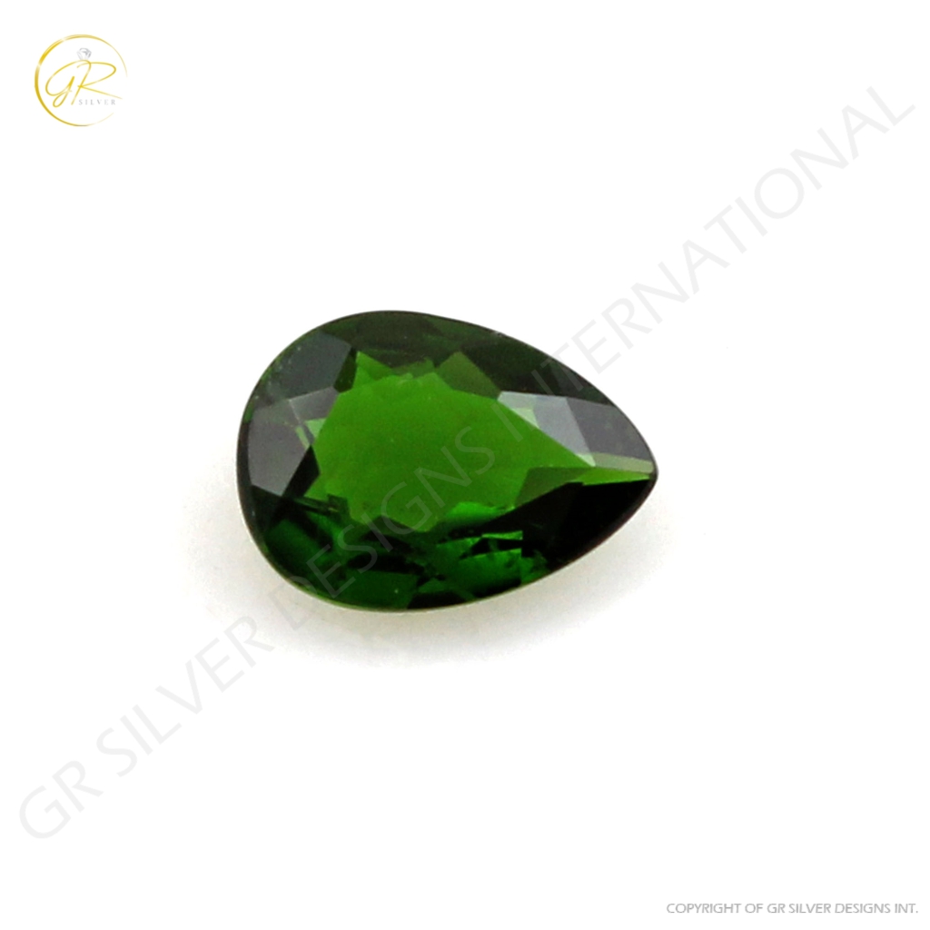 Pear Chrome Diopside 5x7mm Loose Gemstone