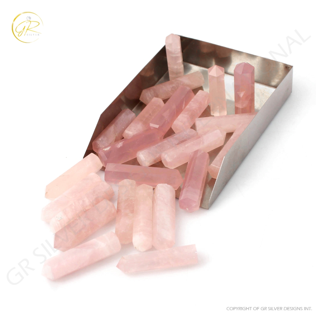 Rose Quartz Towers Points Obelisk Healing Crystals Gemstone