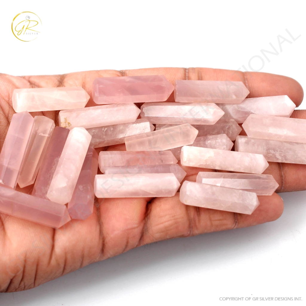 Rose Quartz Towers Points Obelisk Healing Crystals Gemstone