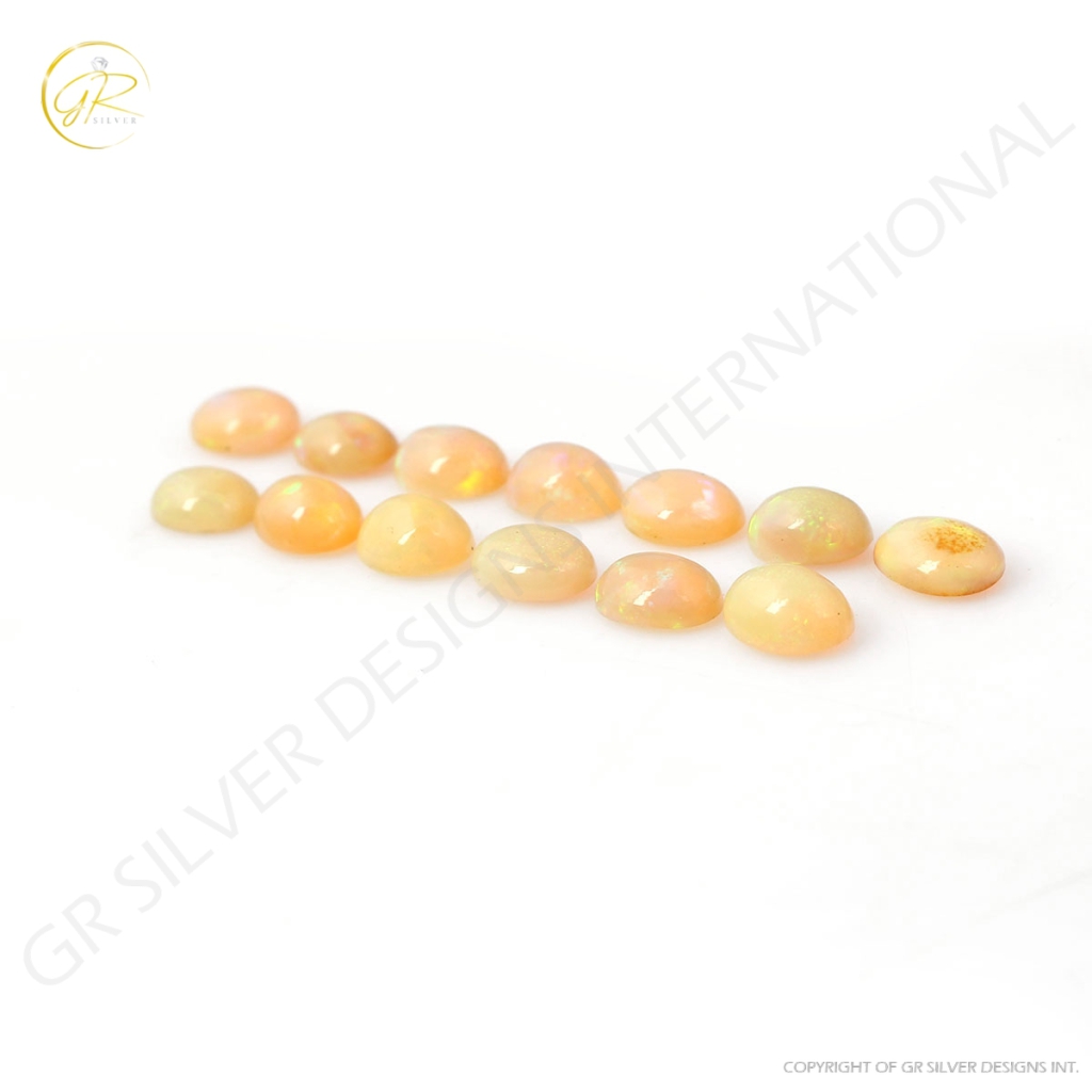 Natural Ethiopian opal 7x9mm Oval Shape Loose Gemstone