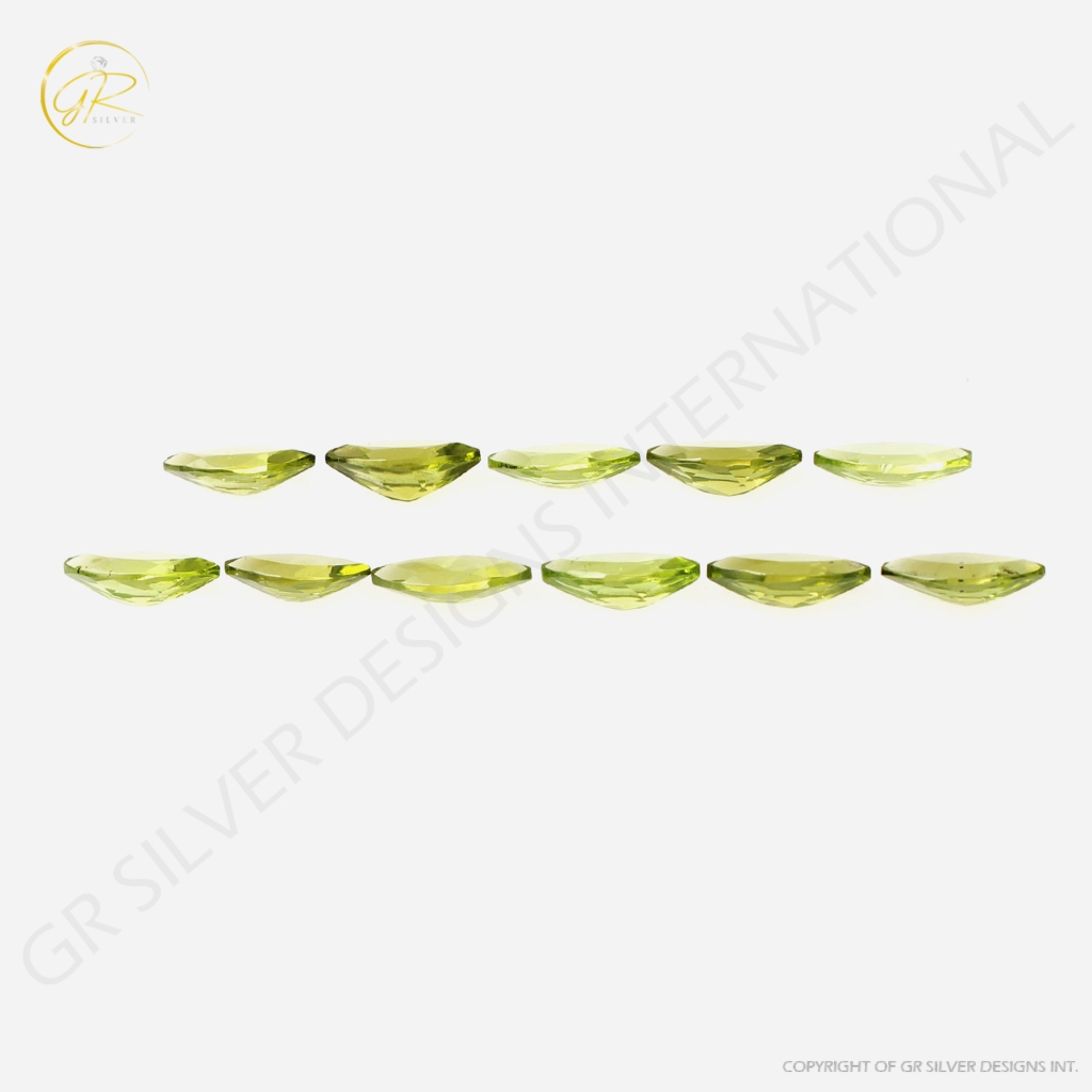 5x10mm Marquise Shape Peridot Loose Gemstone