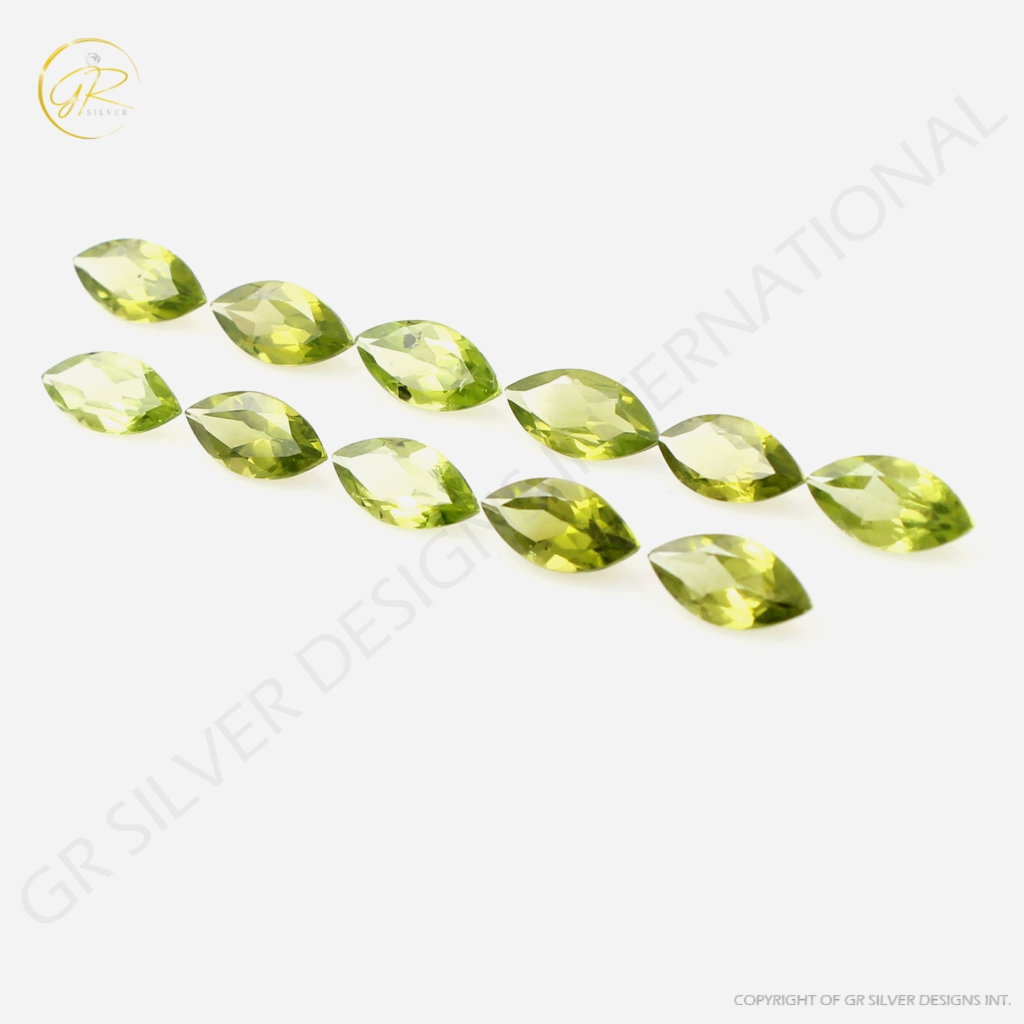 5x10mm Marquise Shape Peridot Loose Gemstone