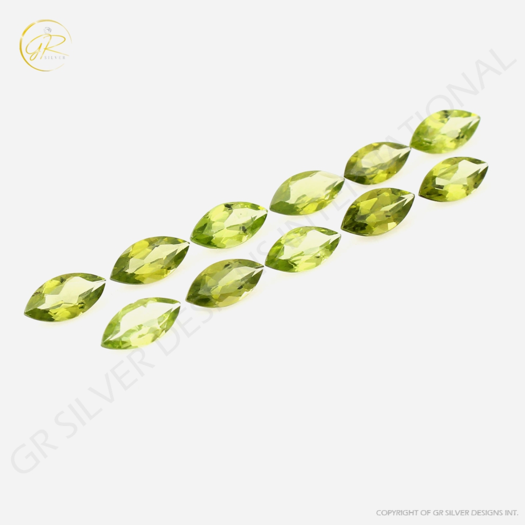 5x10mm Marquise Shape Peridot Loose Gemstone