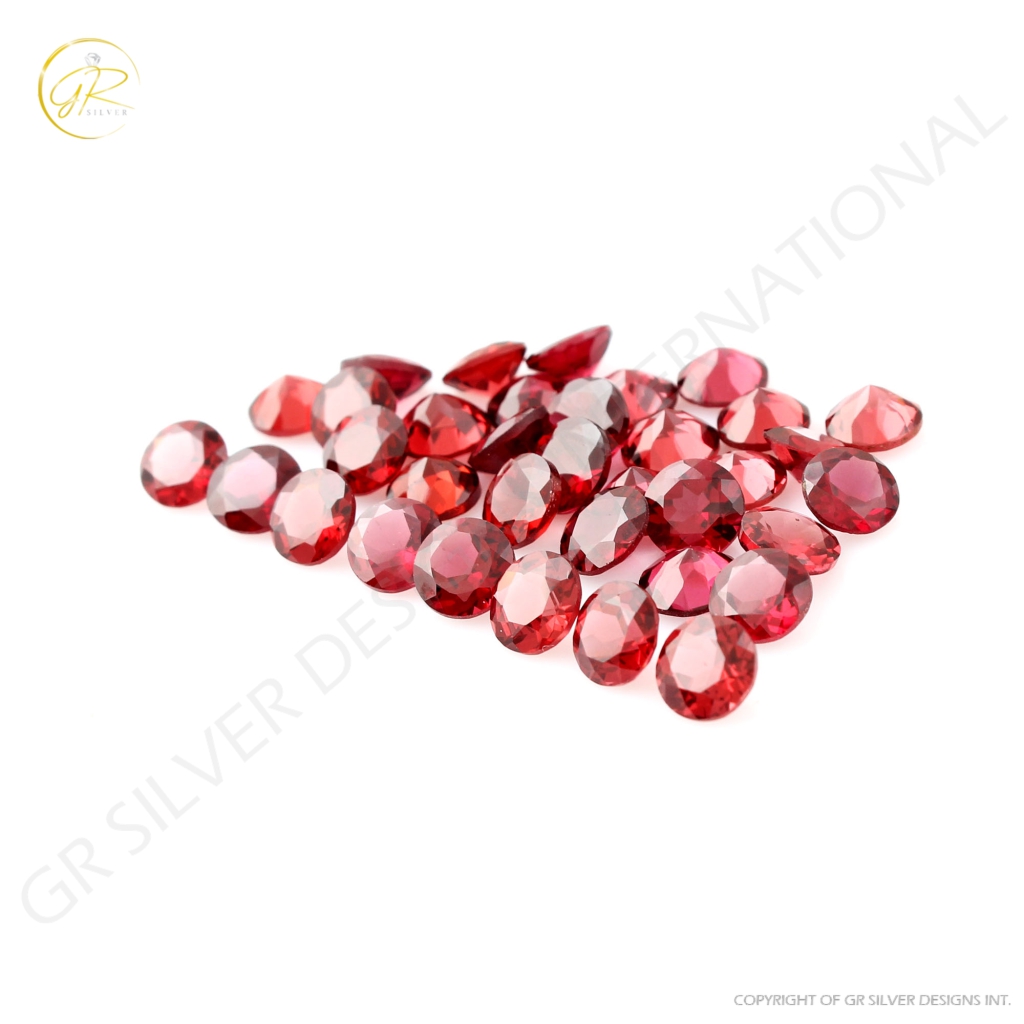 Natural Rhodolite Garnet 6mm Round Shape Gemstone