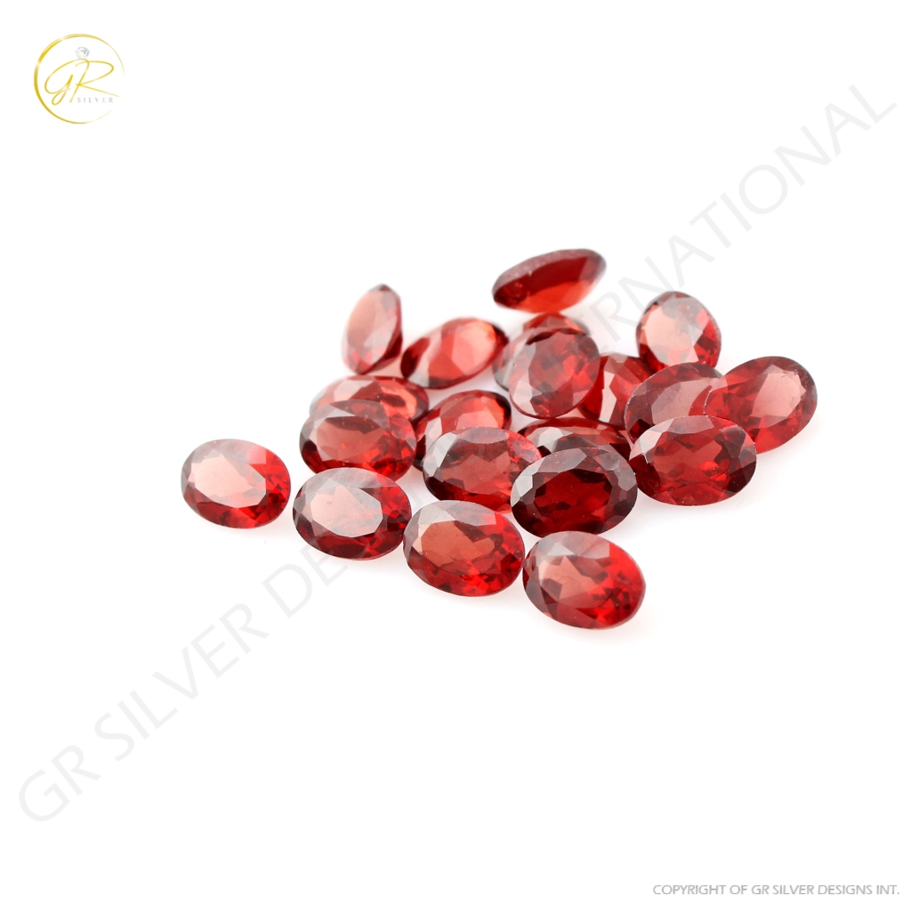 Natural Garnet 5x7 Oval Shape Loose Gemstone