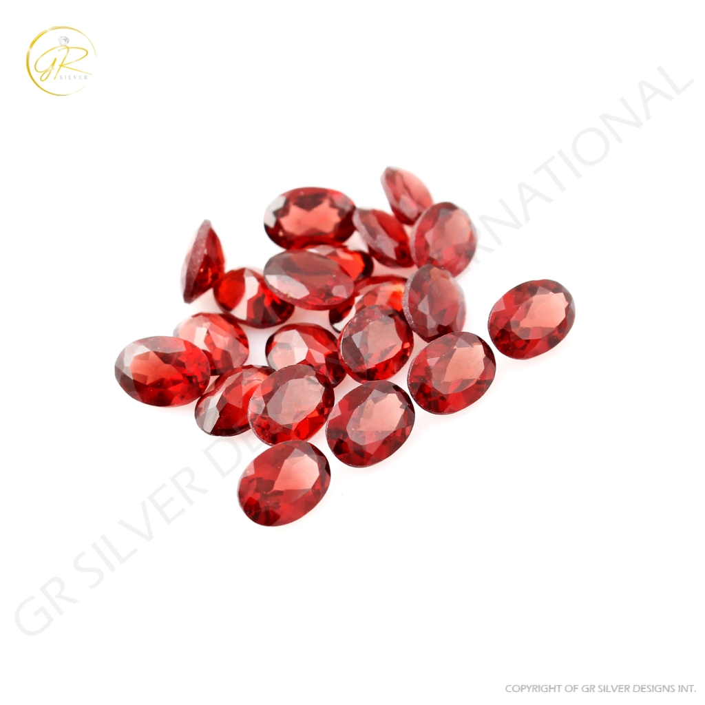 Natural Garnet 5x7 Oval Shape Loose Gemstone