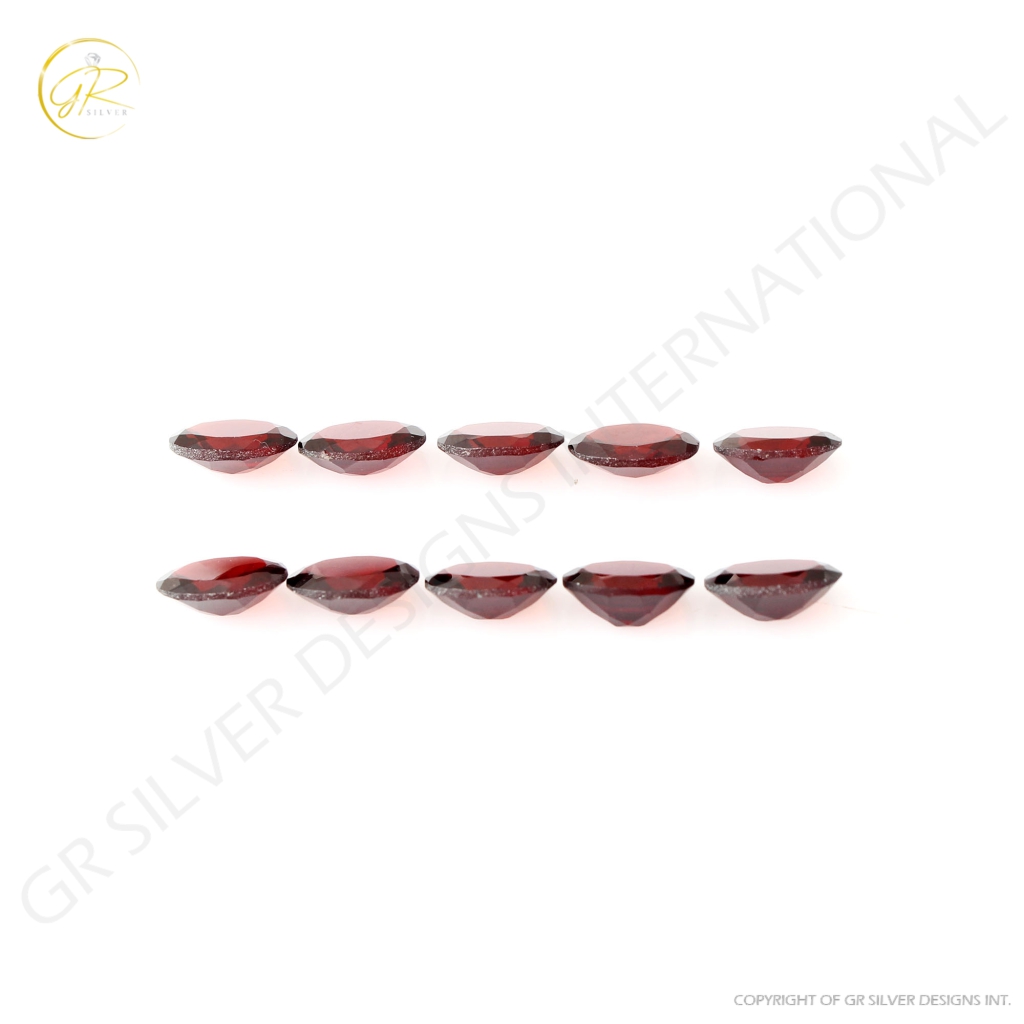 Natural Oval Garnet Gemstone, 7x9mm Oval Shape 19ct Garnet Loose Gemstone, Garnet For Jewellery Making