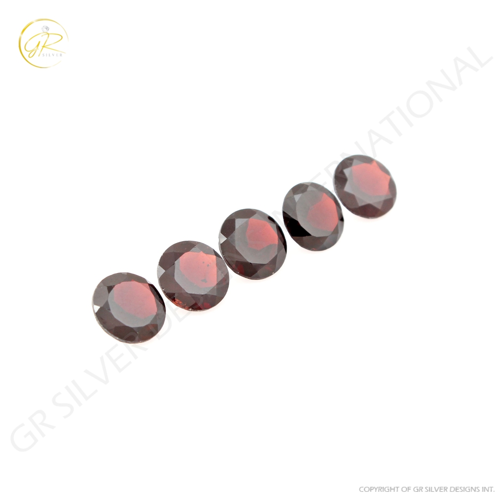 Natural Round Garnet, 9mm Round 15.5ct. Garnet Loose Gemstone, Red Garnet For Jewellery Making