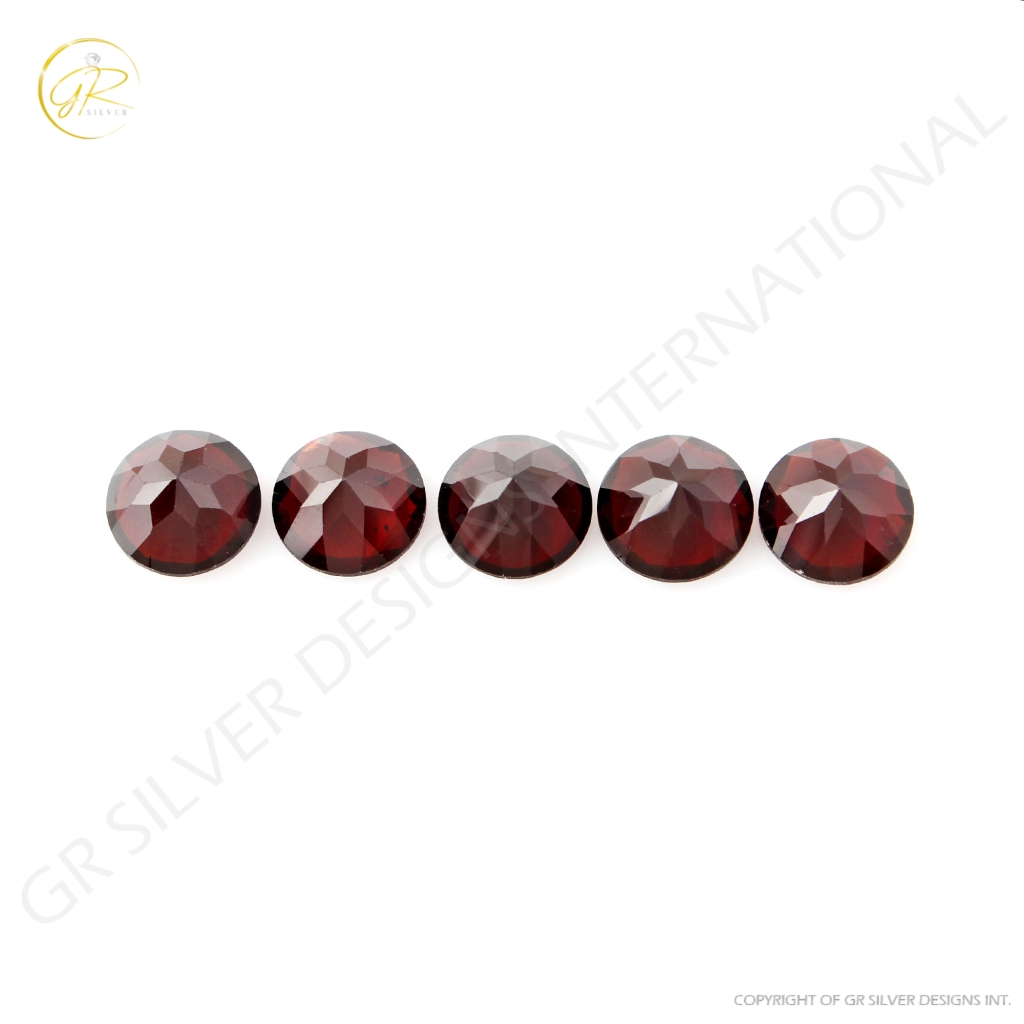 Natural Round Garnet, 9mm Round 15.5ct. Garnet Loose Gemstone, Red Garnet For Jewellery Making