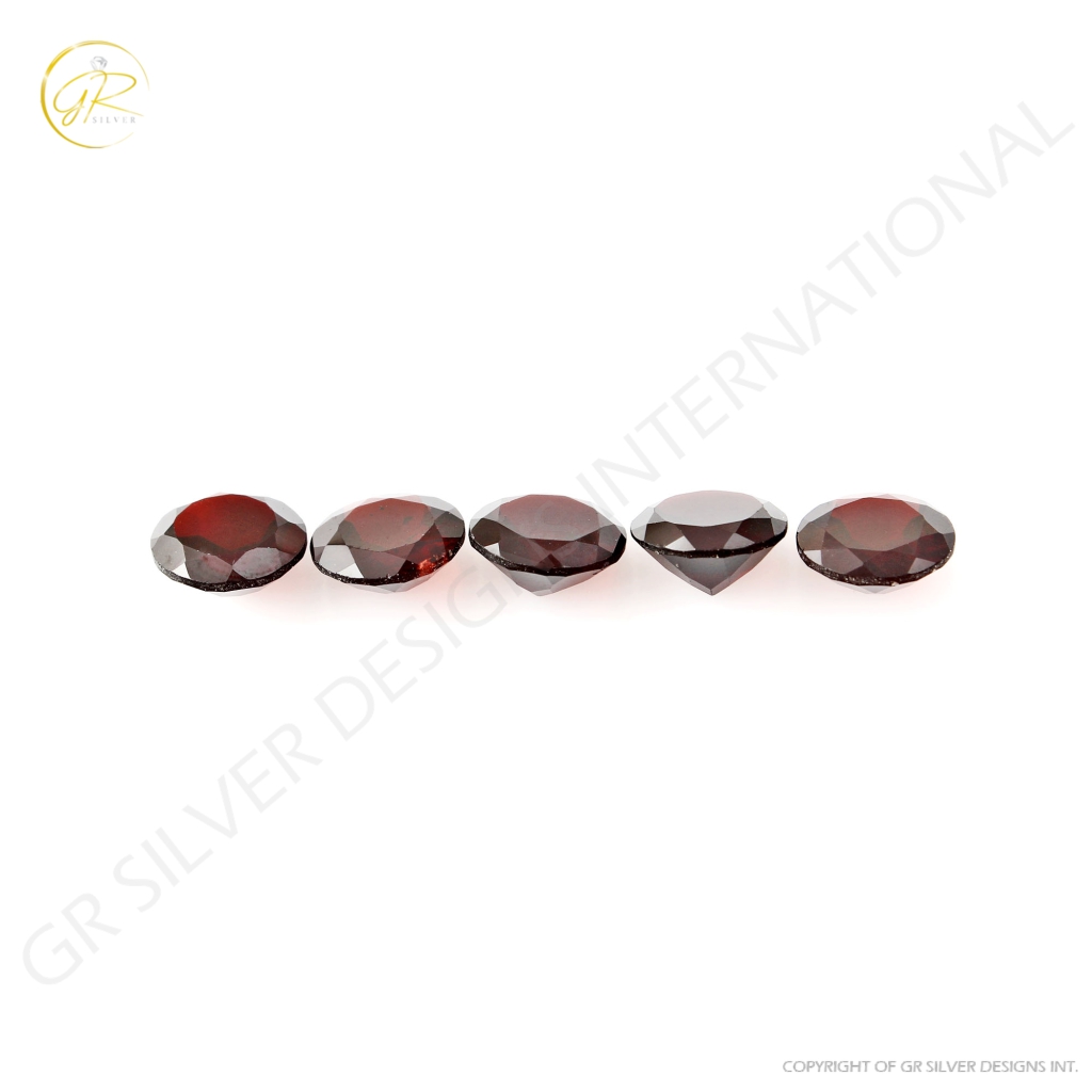 Natural Round Garnet, 9mm Round 15.5ct. Garnet Loose Gemstone, Red Garnet For Jewellery Making