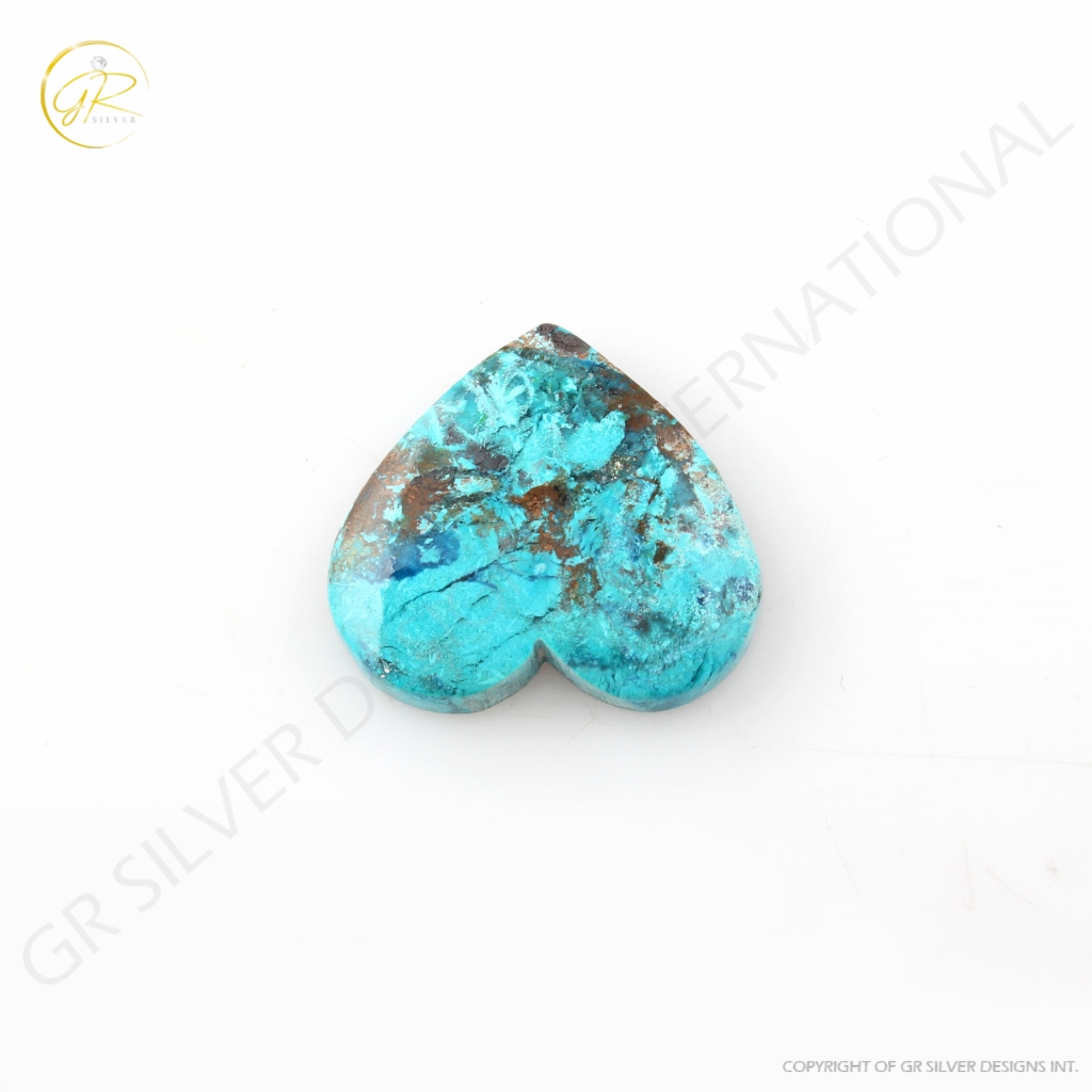 29ct Chrysocolla Gemstone, Natural Shattuckite Chrysocolla Gemstone