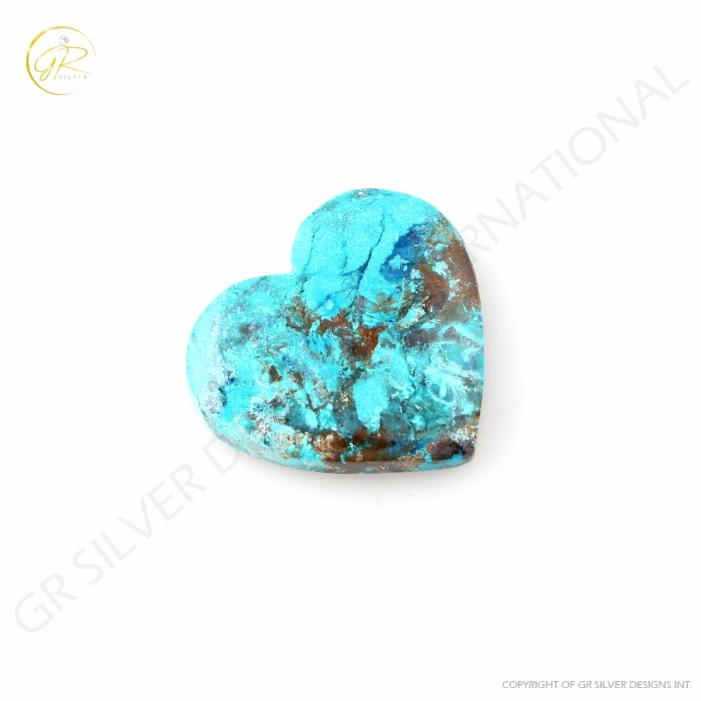 29ct Chrysocolla Gemstone, Natural Shattuckite Chrysocolla Gemstone