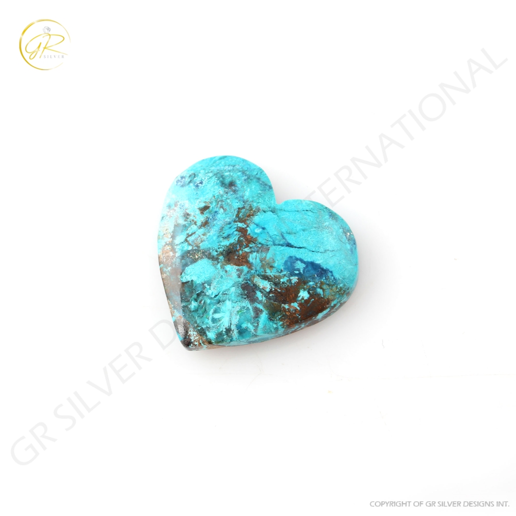 29ct Chrysocolla Gemstone, Natural Shattuckite Chrysocolla Gemstone