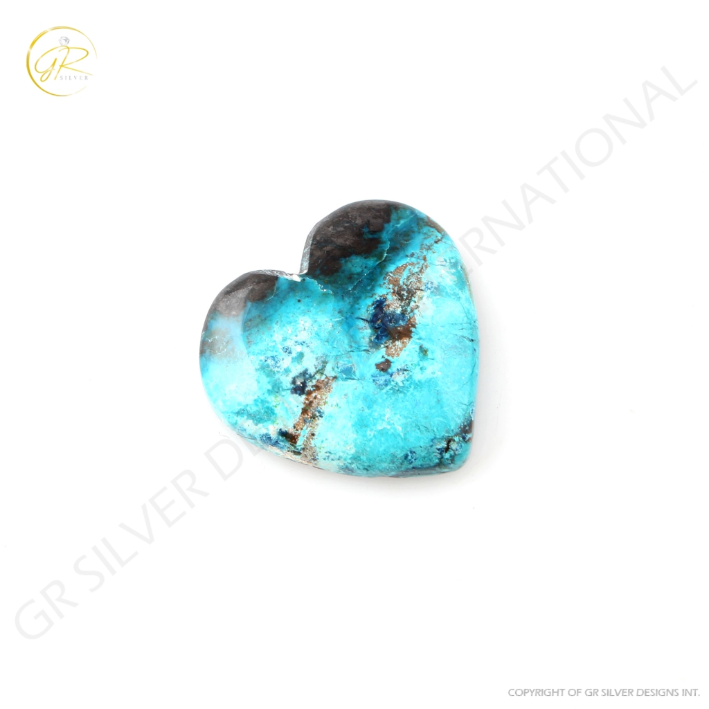 26.58ct Chrysocolla Gemstone, Natural Shattuckite Chrysocolla Gemstone