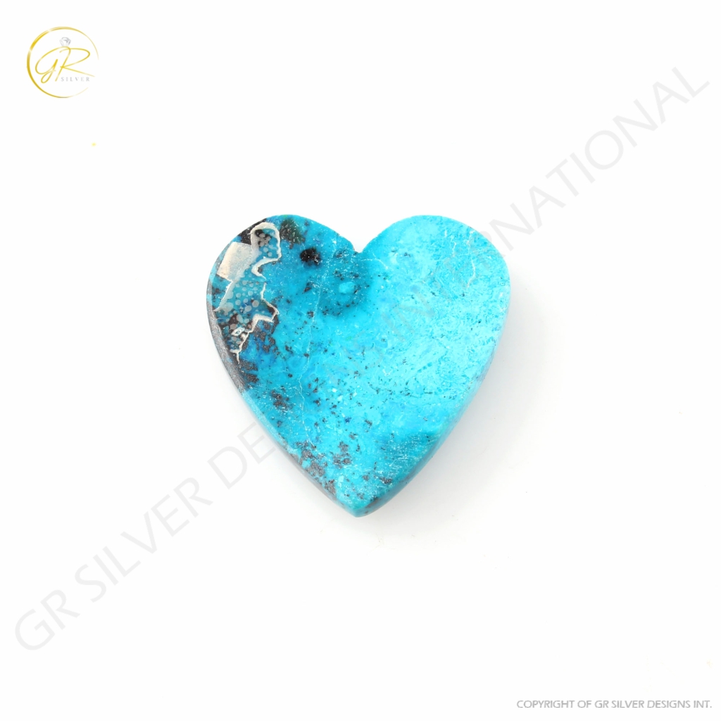 Natural Chrysocolla Gemstone, Shattuckite Chrysocolla Cabochon 30.45ct Gemstone