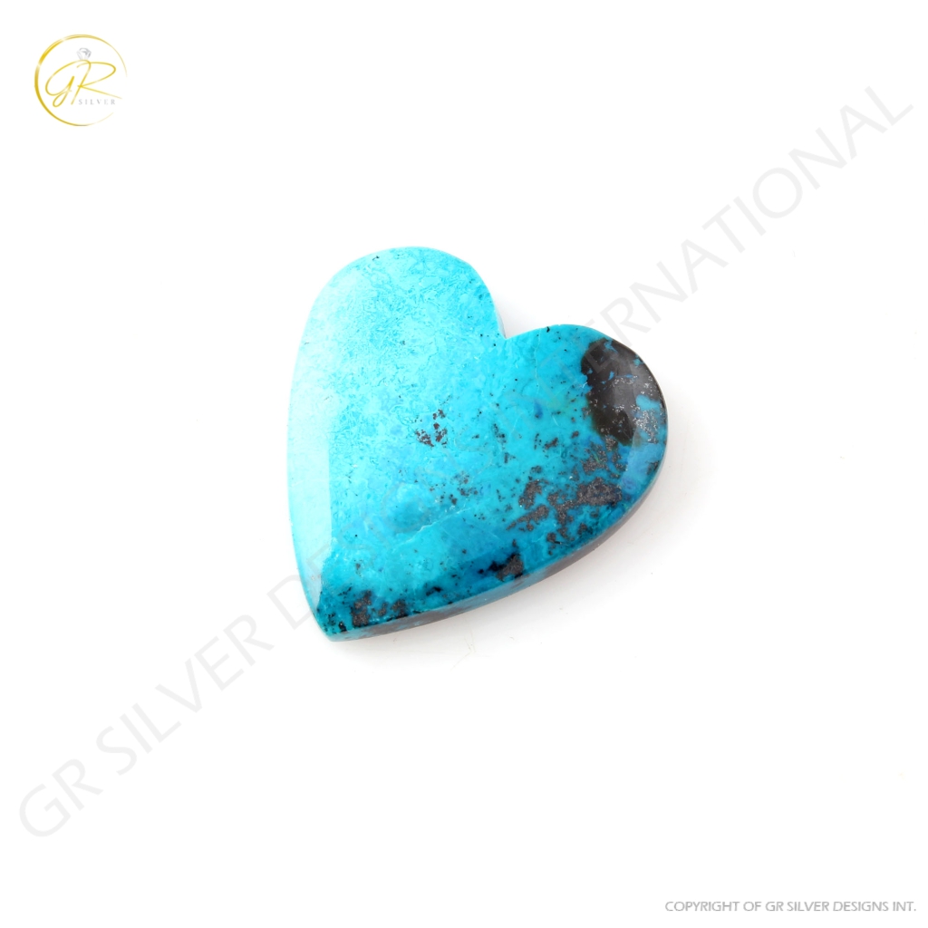 Natural Chrysocolla Gemstone, Shattuckite Chrysocolla Cabochon 30.45ct Gemstone