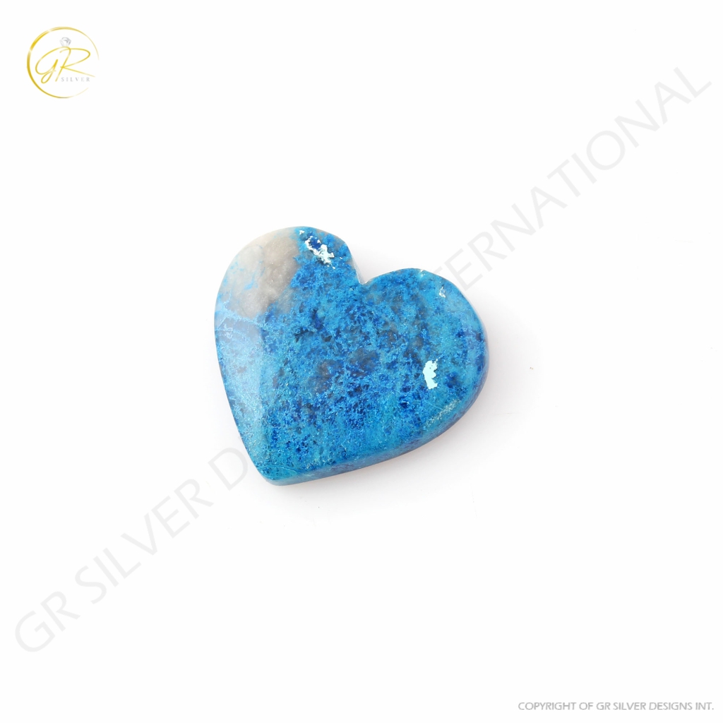 Natural Chrysocolla Gemstone, 23.2ct Shattuckite Chrysocolla Gemstone