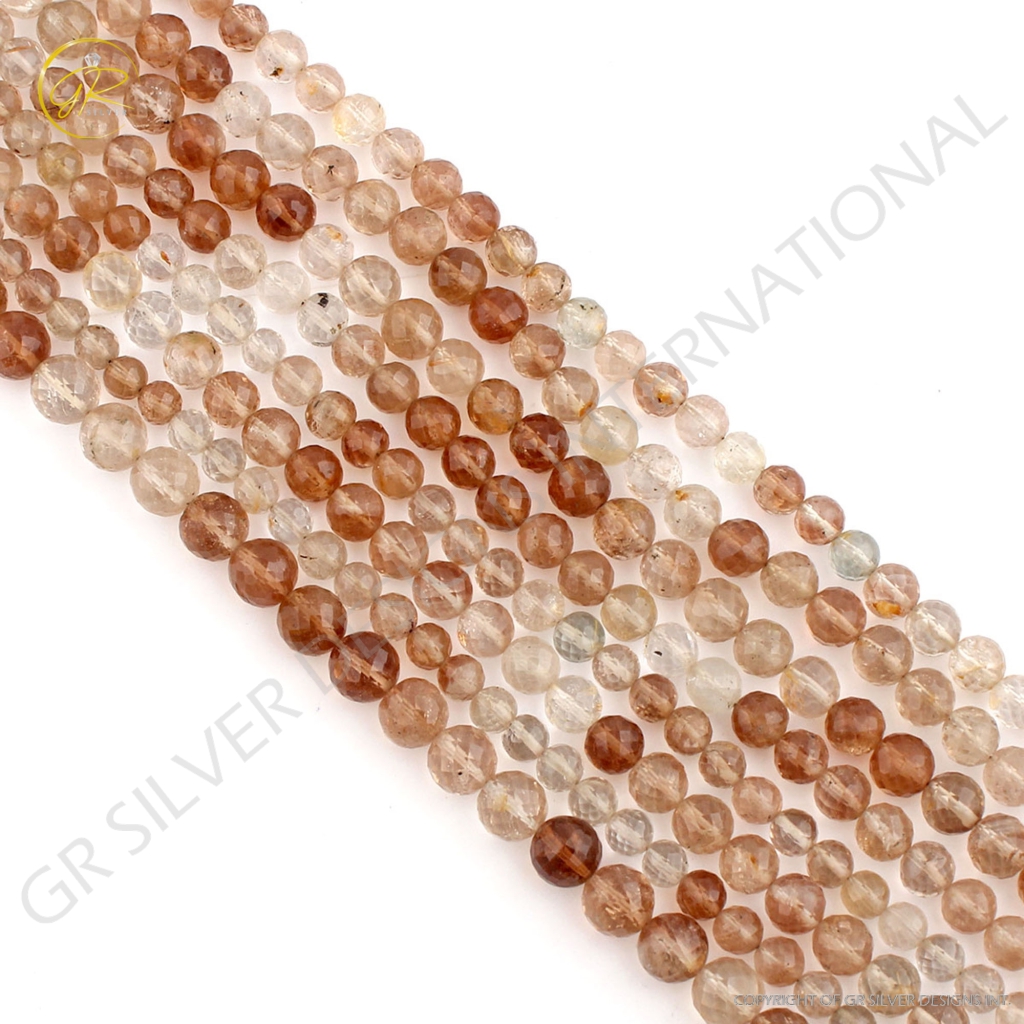 Quality Imperial Quartz Faceted Balls Shape Beads 8 Strands