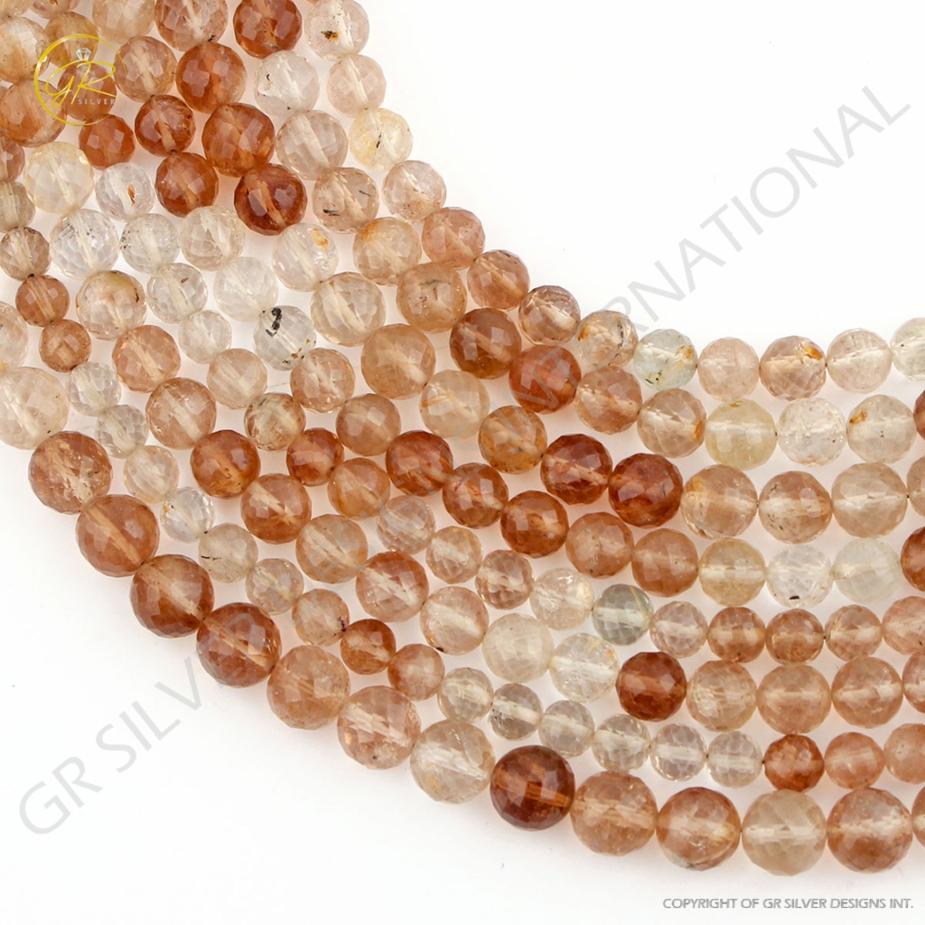 Quality Imperial Quartz Faceted Balls Shape Beads 8 Strands