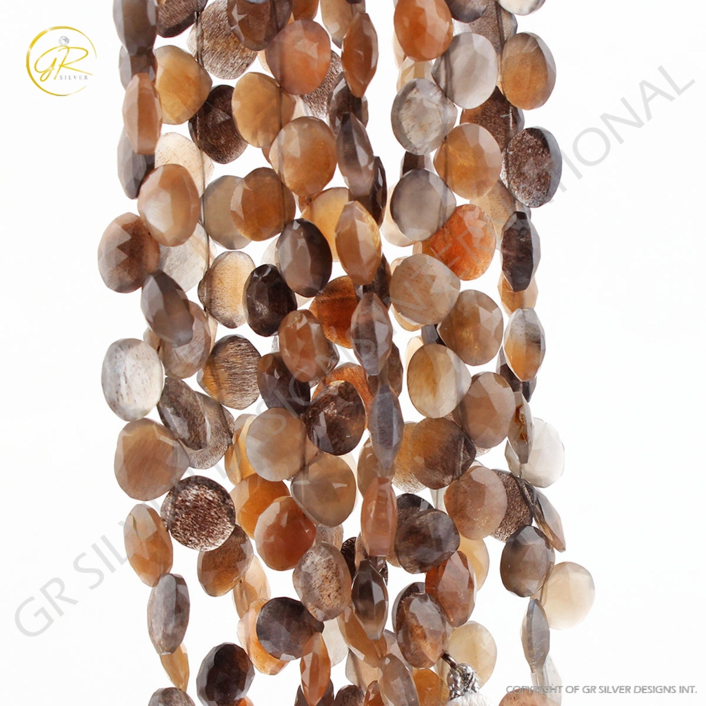 Top Quality Multi Moonstone Faceted Gemstone Beads