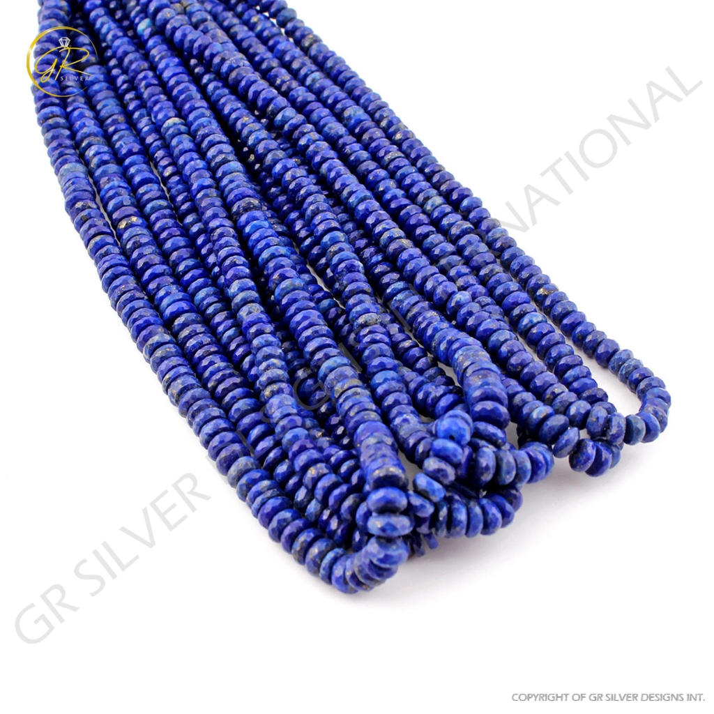 Natural Lapis Lazuli Round Gemstone Beads For Jewelry Making