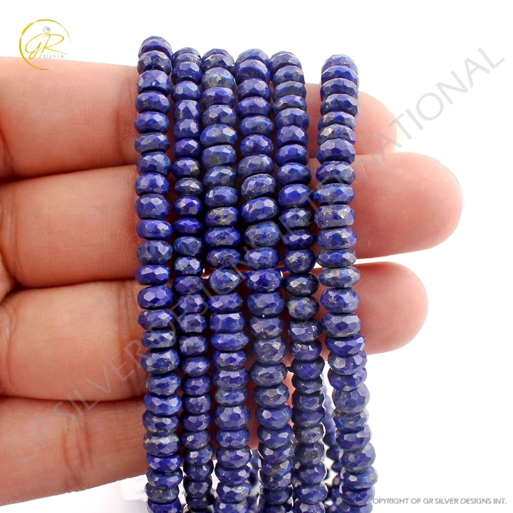 Natural Lapis Lazuli Round Gemstone Beads For Jewelry Making