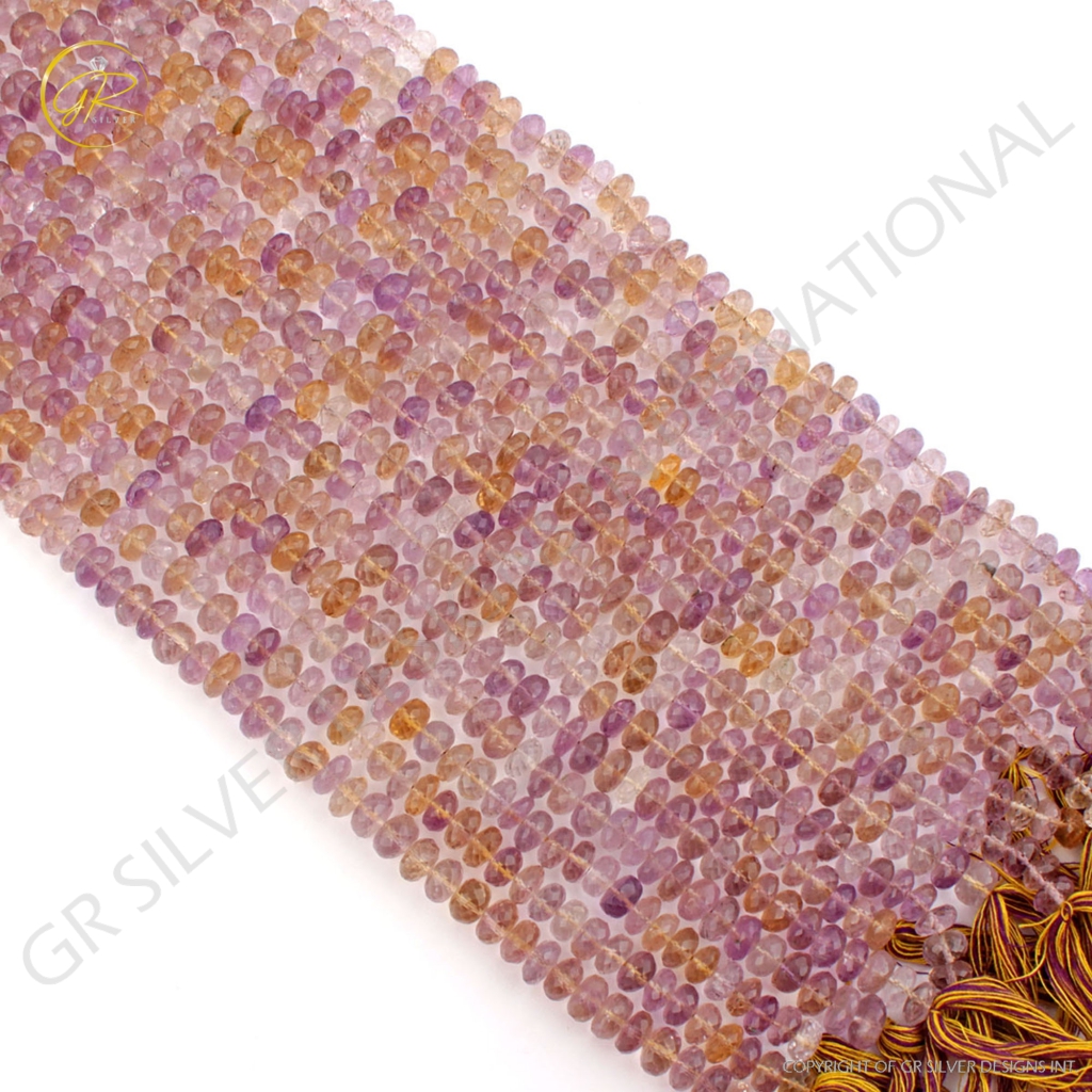 Multi Quartz Round 8-9mm Faceted Gemstone 15 Strands Beads