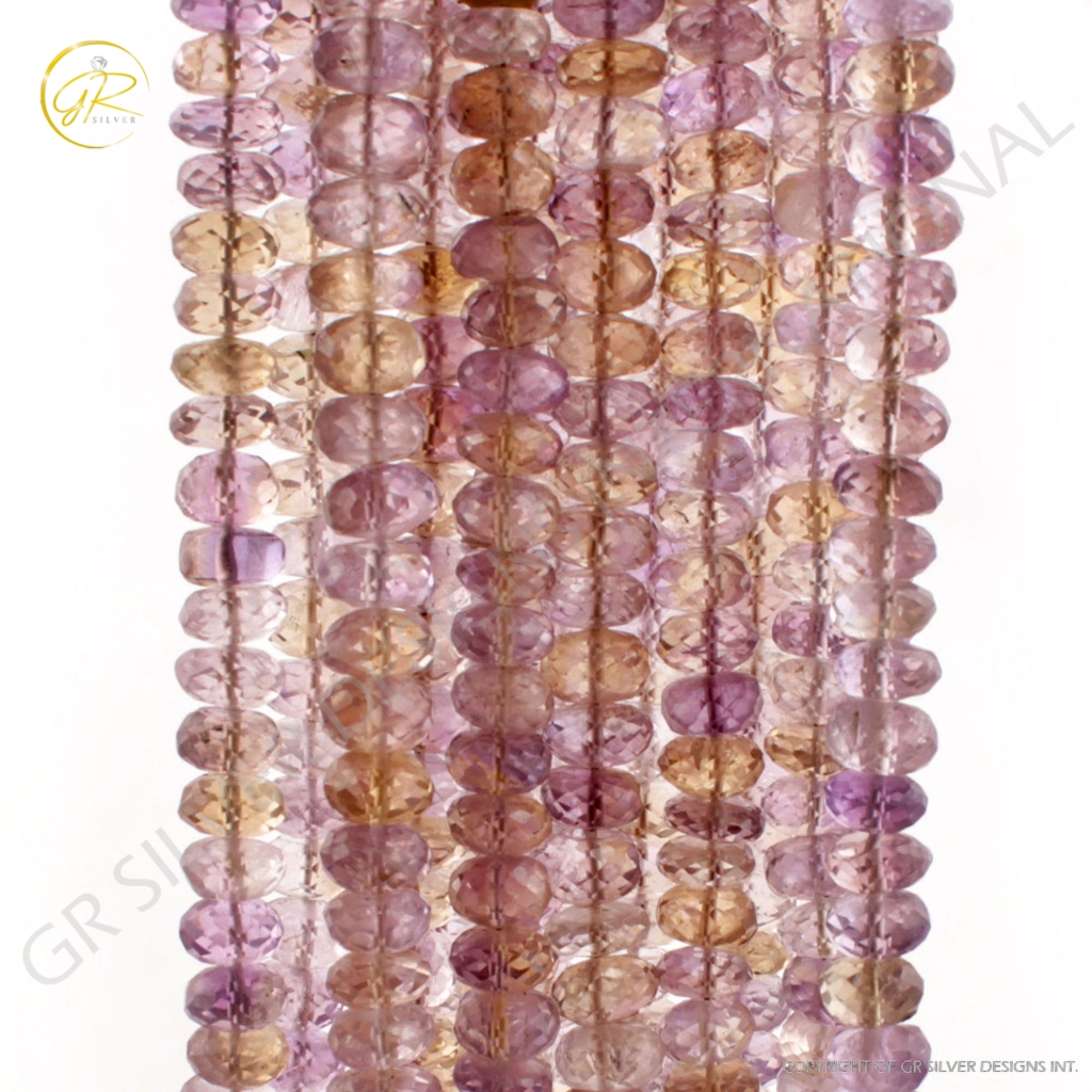 Multi Quartz Round 8-9mm Faceted Gemstone 15 Strands Beads