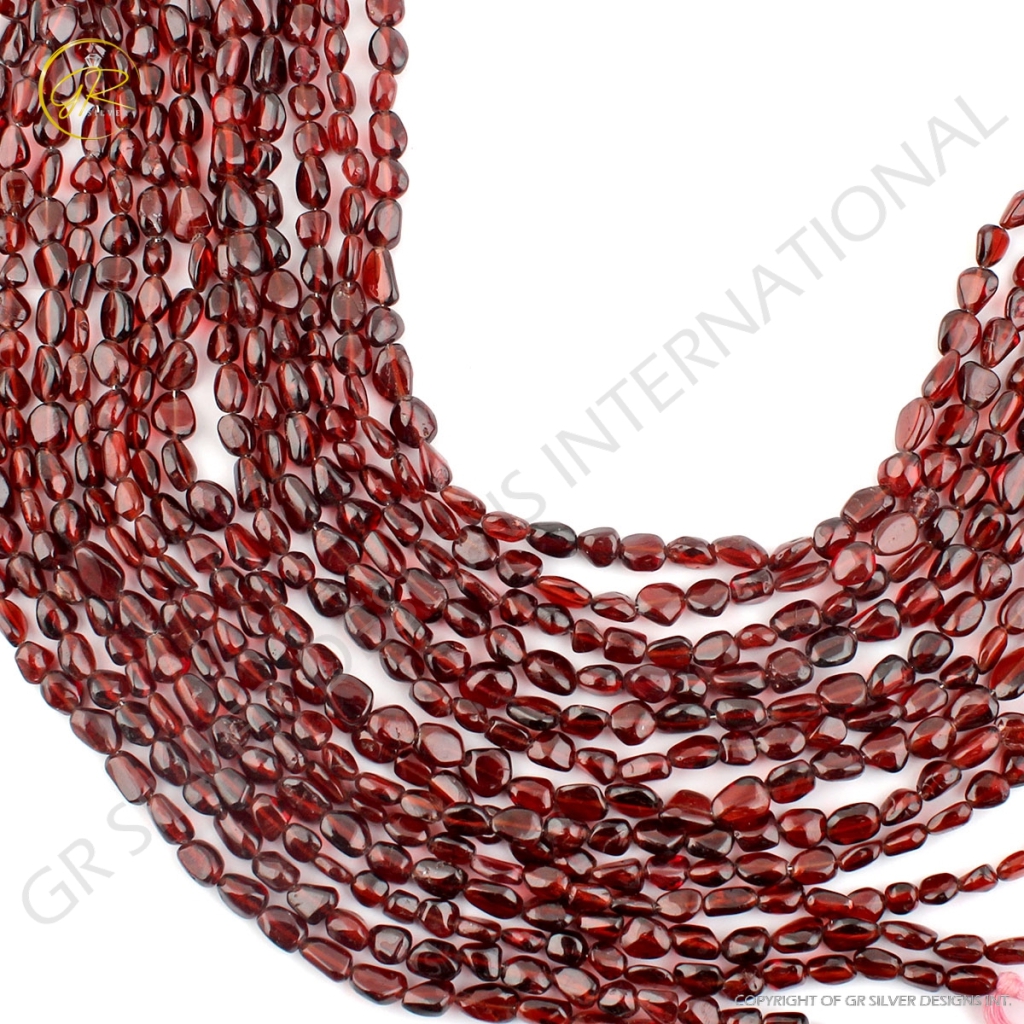 Top Quality Garnet Tumble Gemstone Beads For Jewelry Making