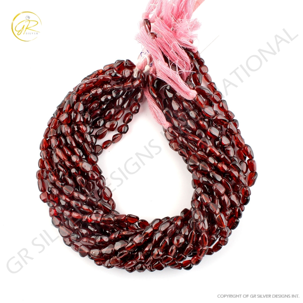 Top Quality Garnet Tumble Gemstone Beads For Jewelry Making