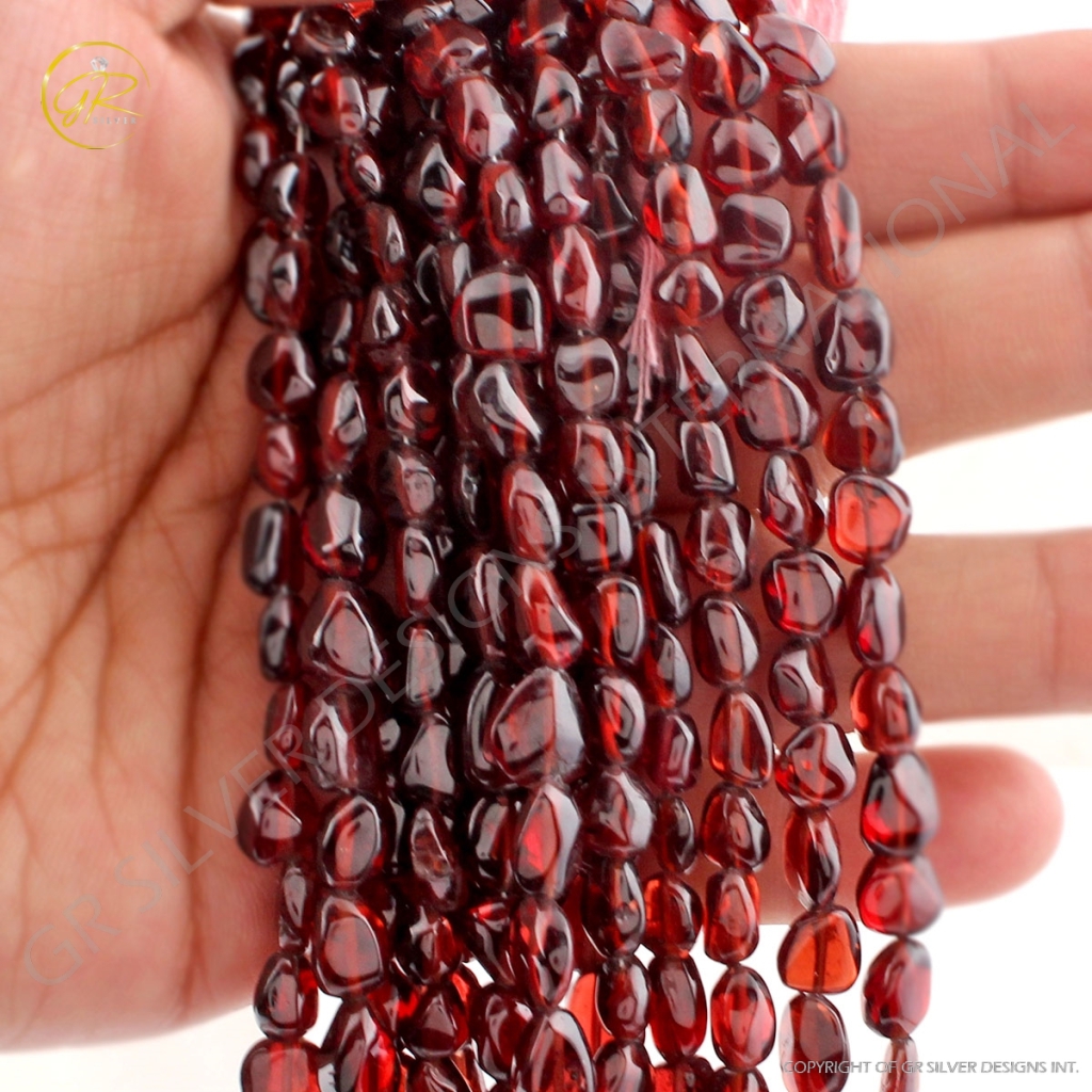 Top Quality Garnet Tumble Gemstone Beads For Jewelry Making