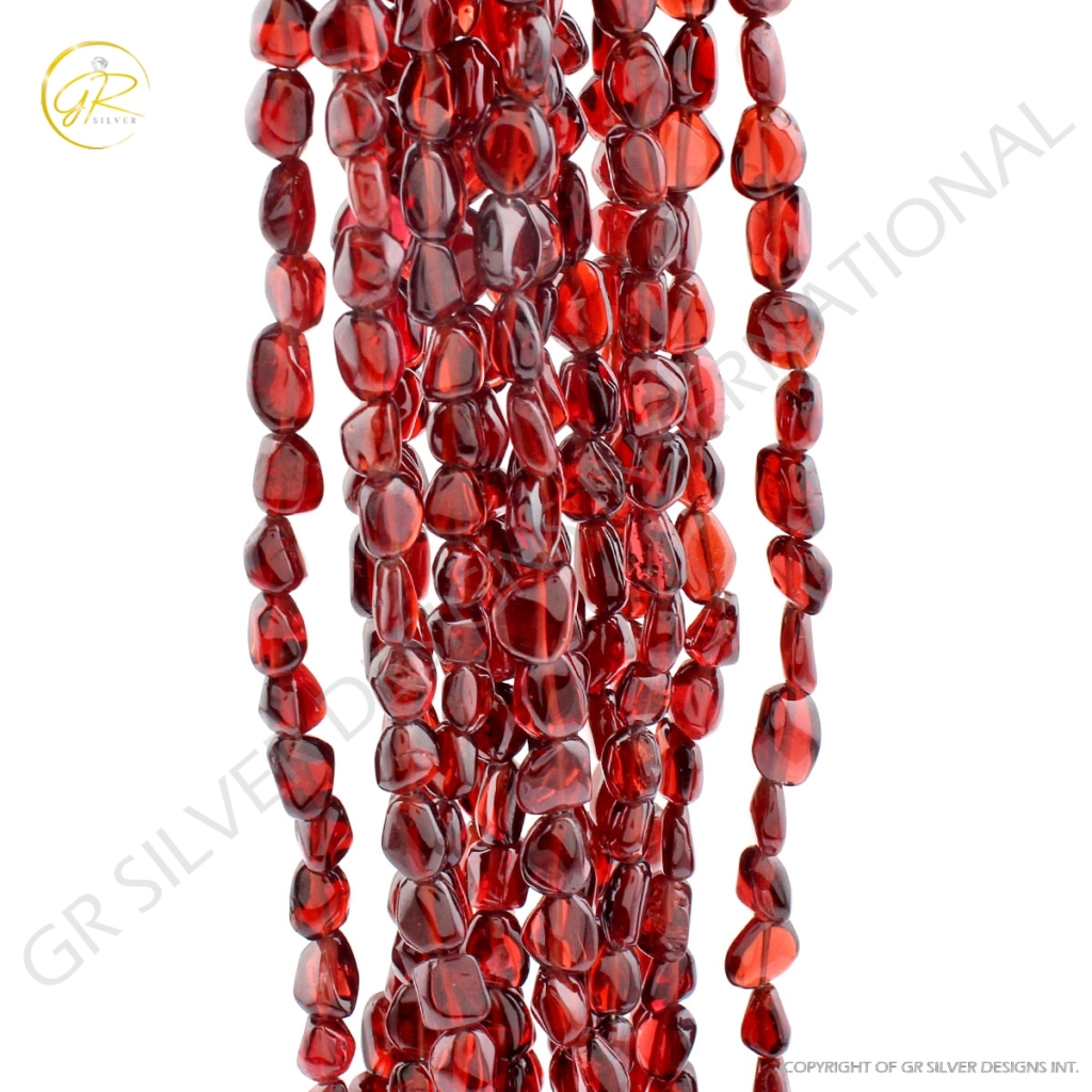 Top Quality Garnet Tumble Gemstone Beads For Jewelry Making