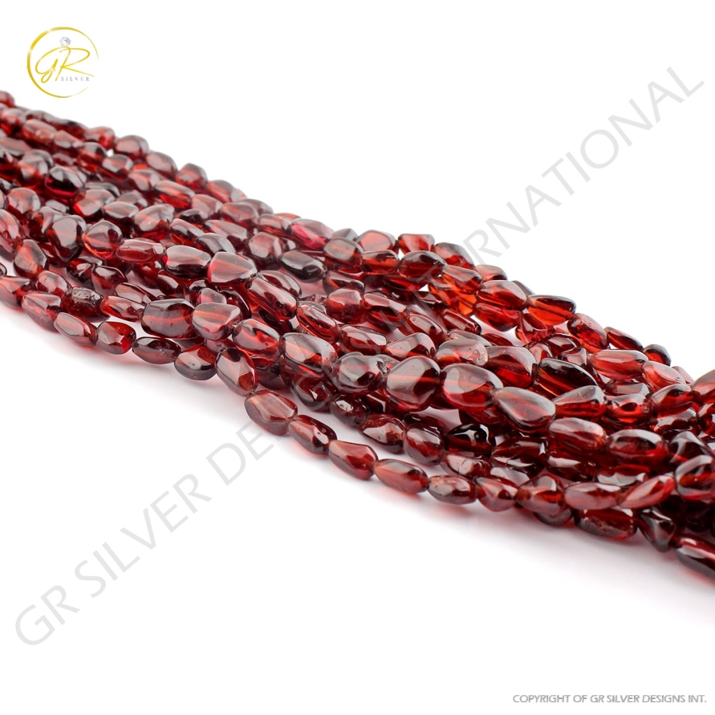 Top Quality Garnet Tumble Gemstone Beads For Jewelry Making