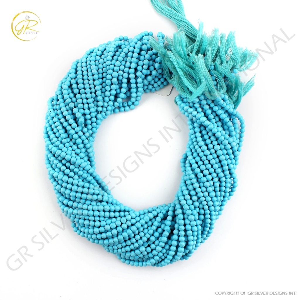 Buy Synthetic American Turquoise Gemstone Beads