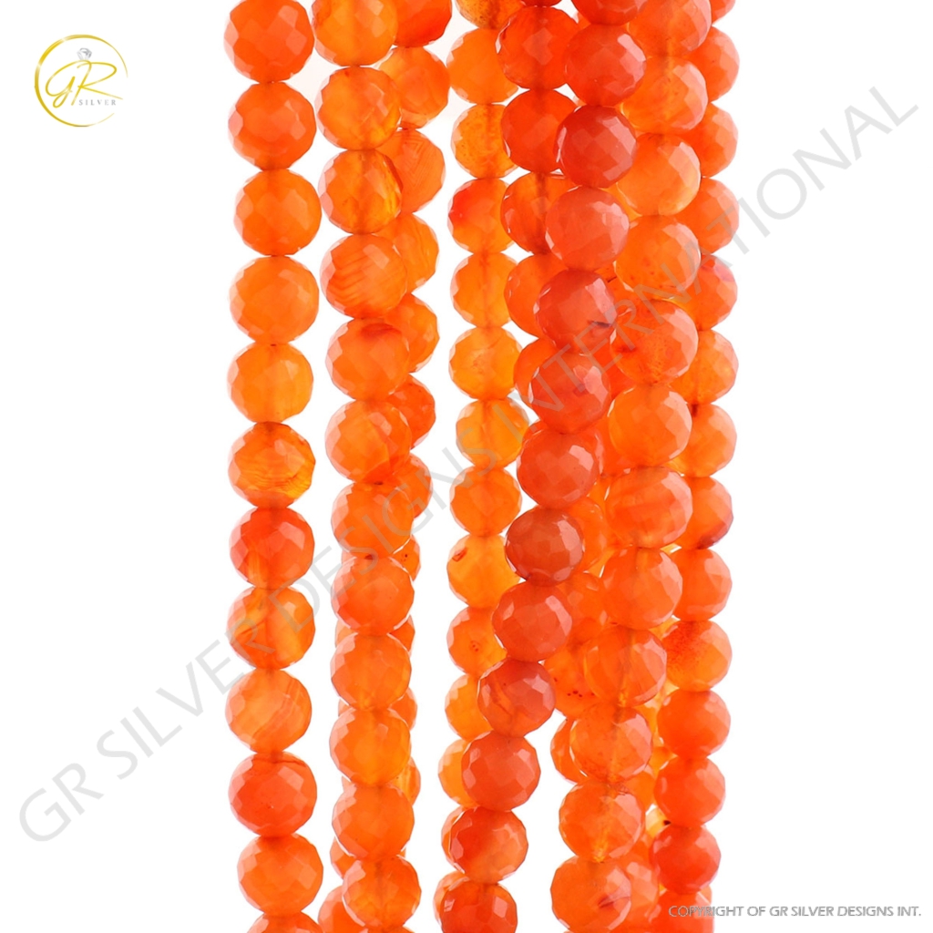 High Quality Carnelians Balls Shape Loose Gemstone Beads