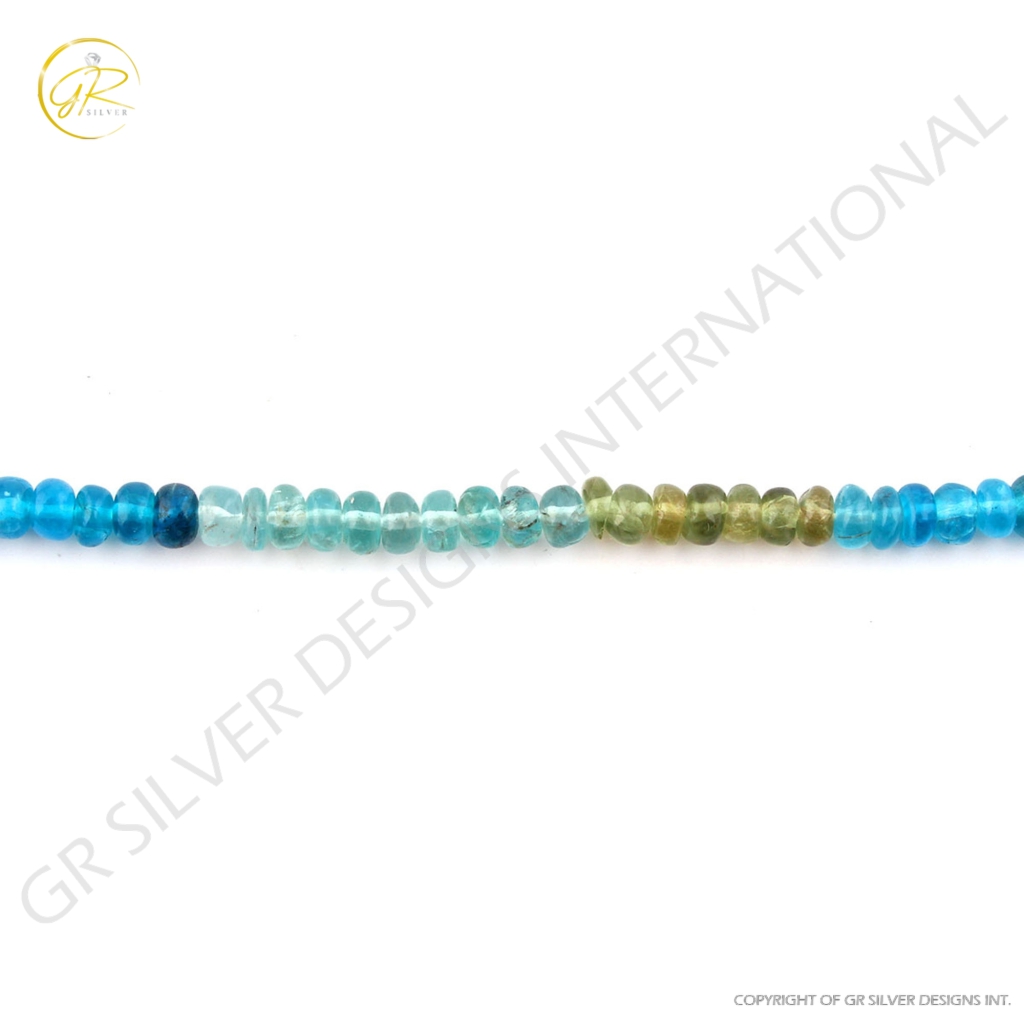 High Quality Multi Apatite Round Gemstone Handmade Beads