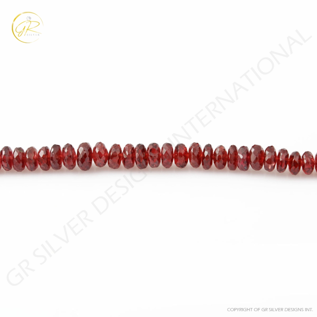 Natural Round Garnet Beads, 4-8mm Round Garnet 4 Strands Beads