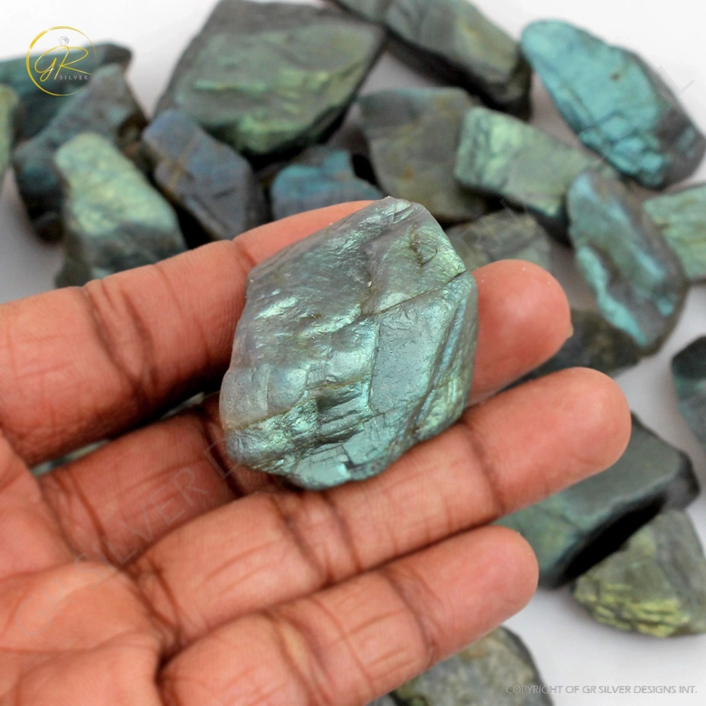 Natural Labradorite Rough Loose Mineral Gemstone