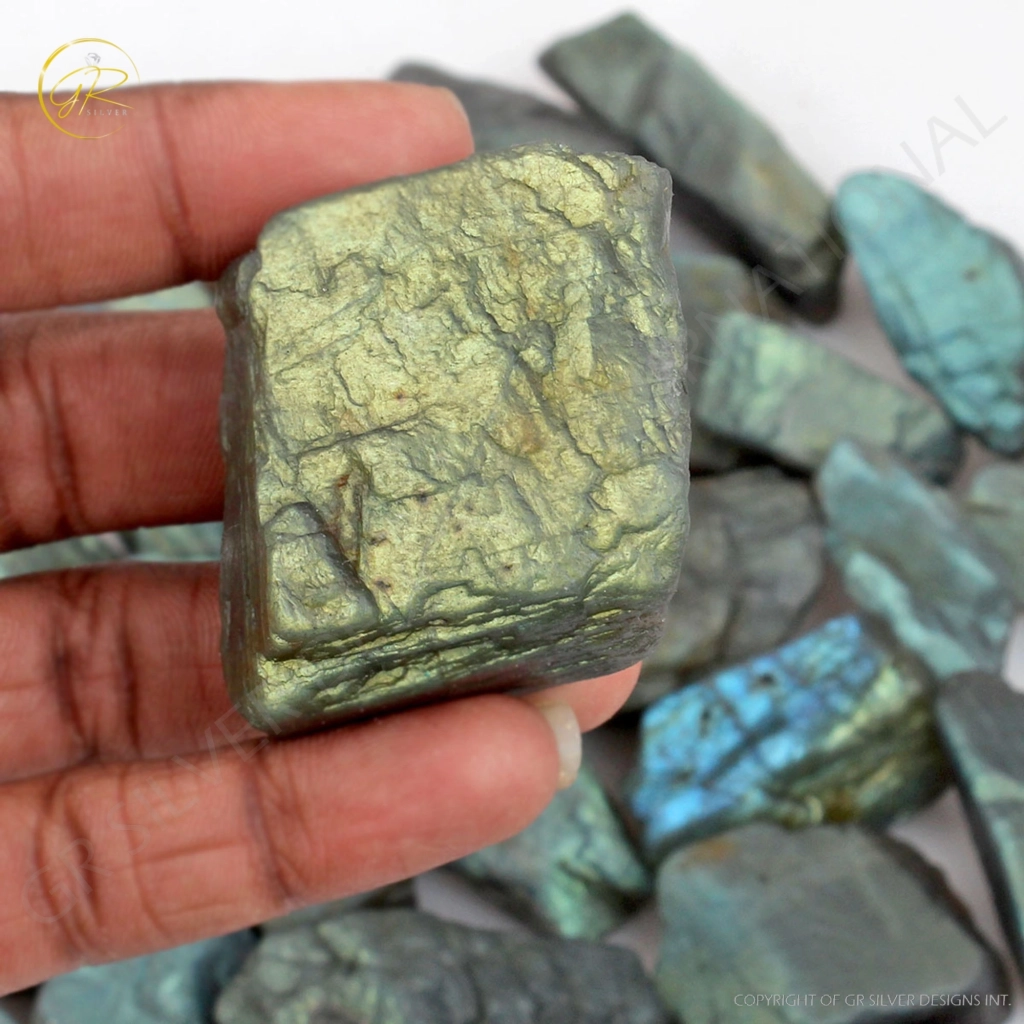 Natural Labradorite Rough Loose Mineral Gemstone