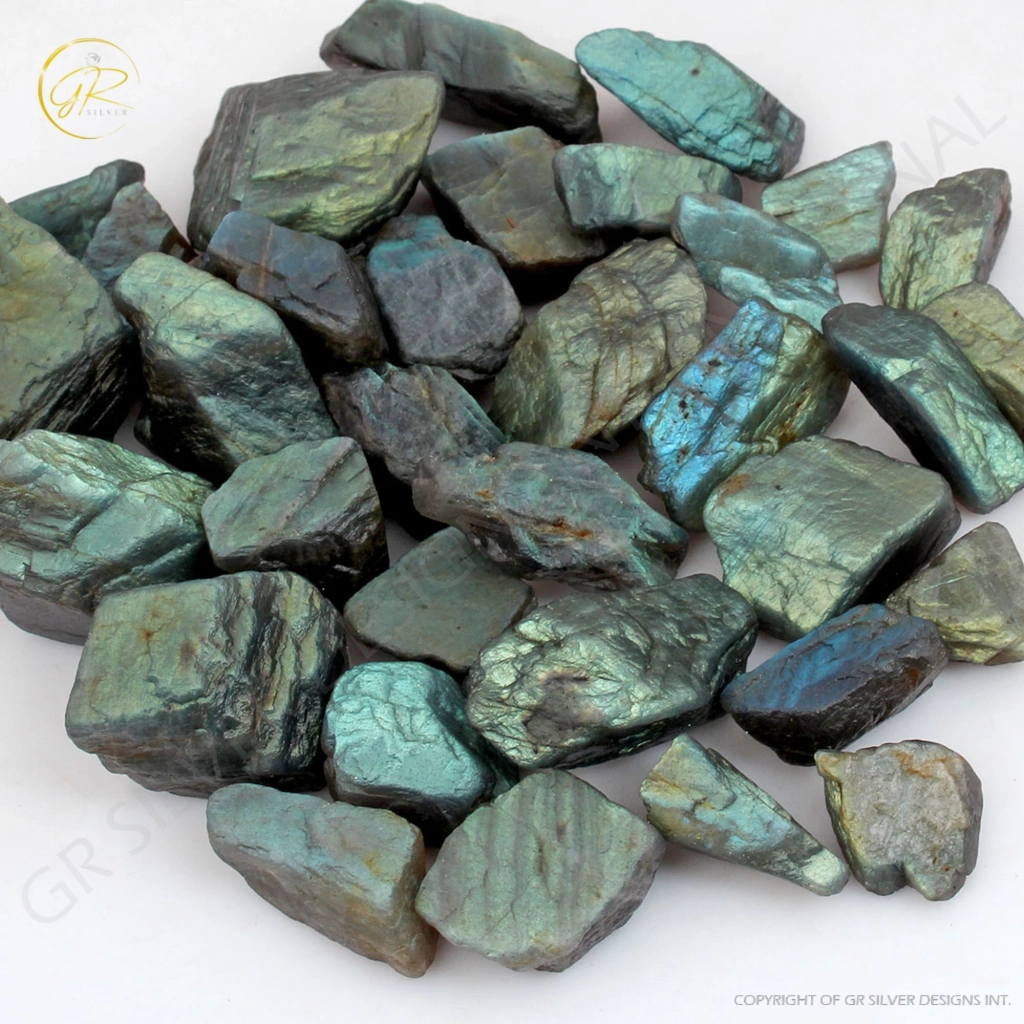 Natural Labradorite Rough Loose Mineral Gemstone