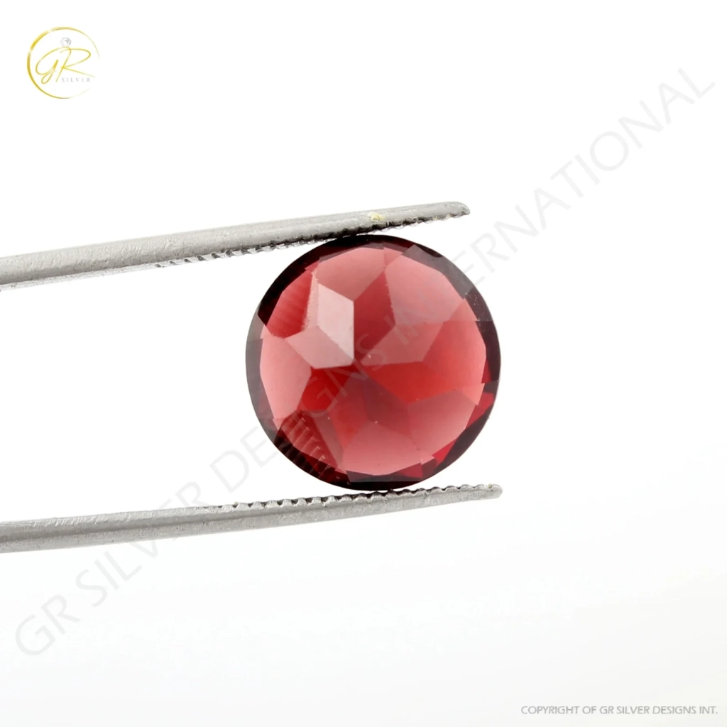 Natural Garnet Gemstone, Garnet 11mm Round Normal Cut Loose Gemstone