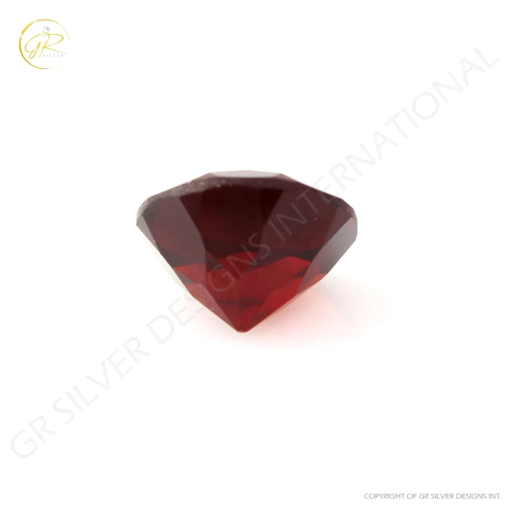 Natural Garnet Gemstone, Garnet 11mm Round Normal Cut Loose Gemstone